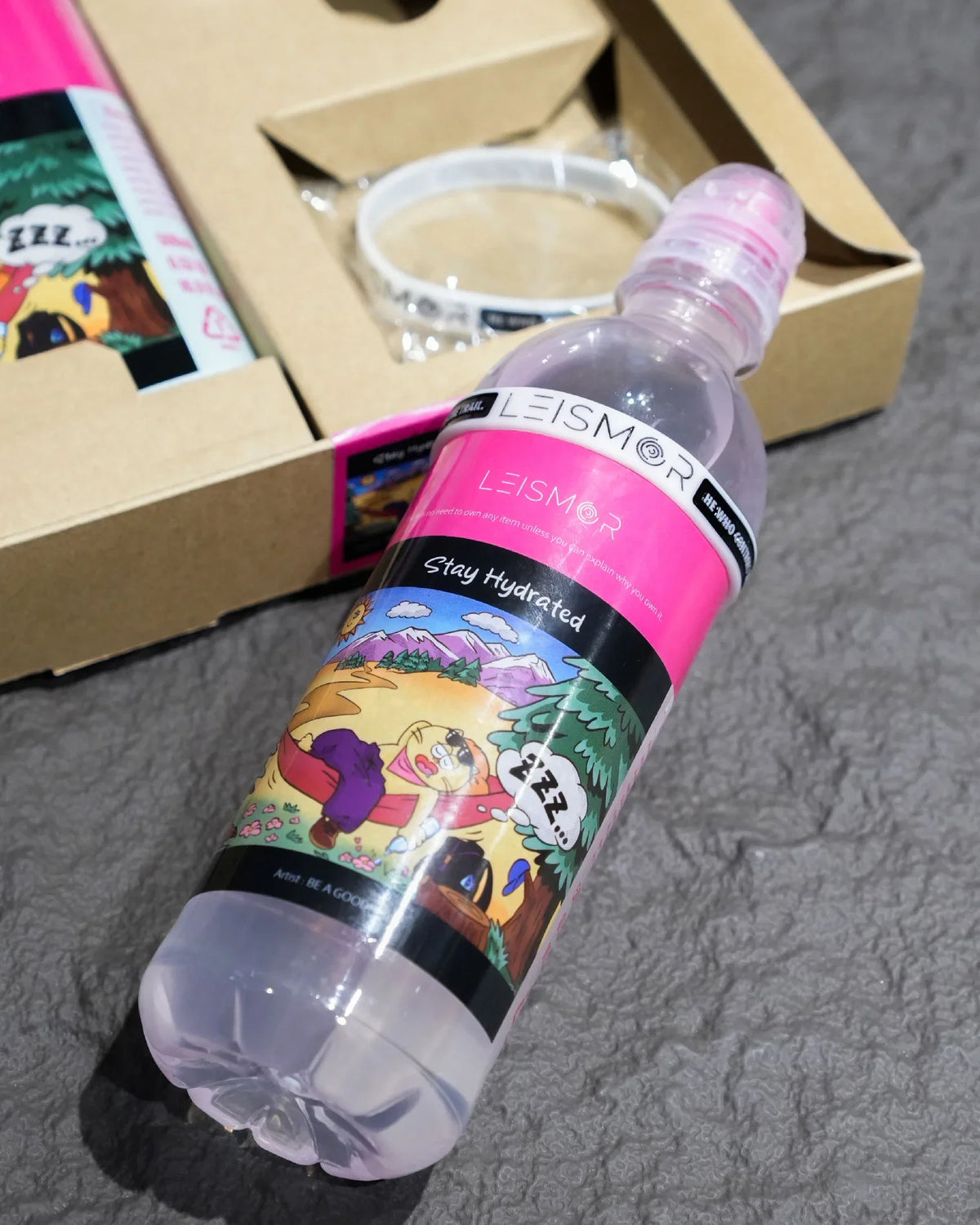 LEISMOR Bottle Upgrade Kit【for MITSUYA CIDER 500ml "Stay Hydrated"】 - Wild Camping