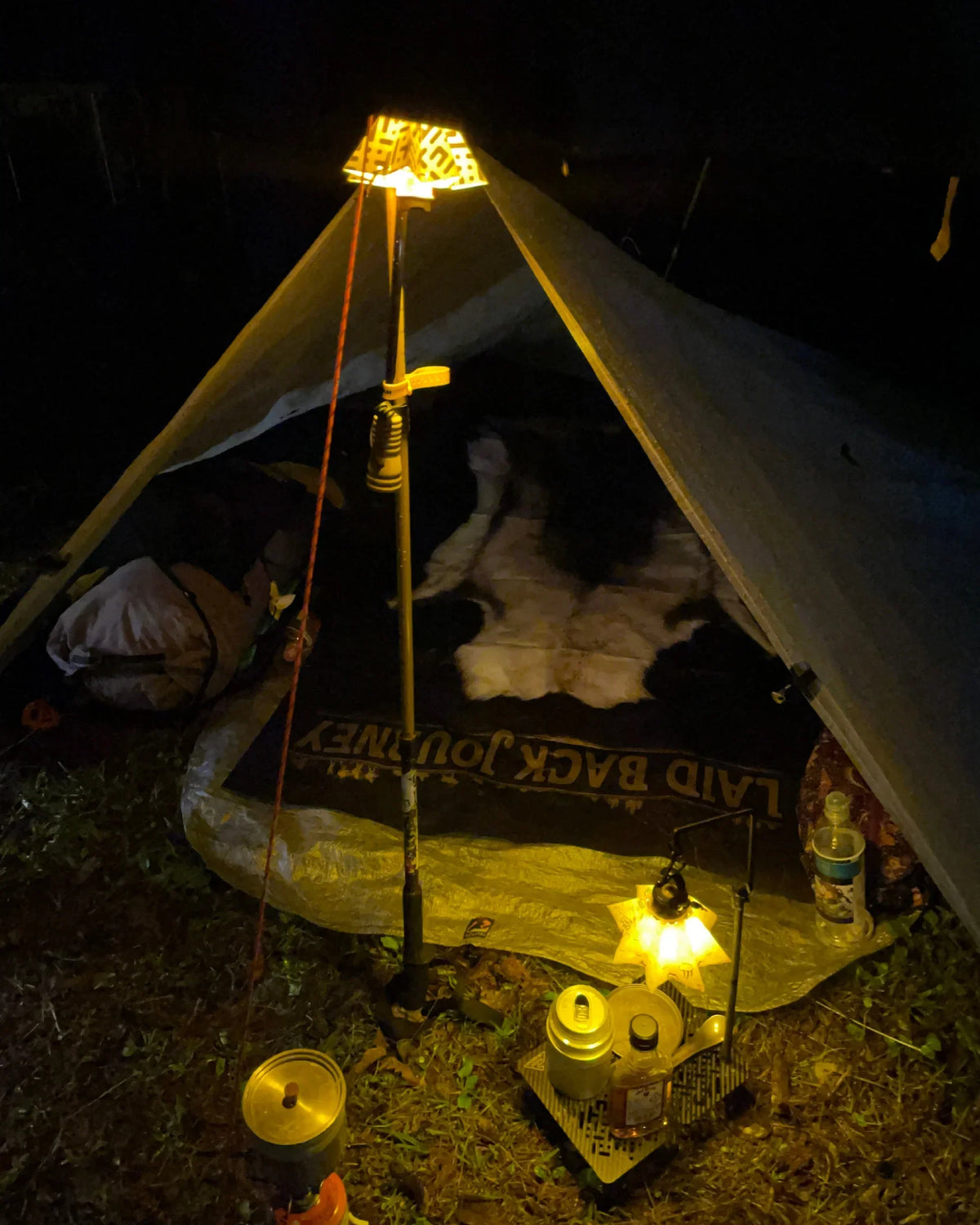LEISMOR Tyvek® GROUND SHEET "LAID BACK JOURNEY" - Wild Camping