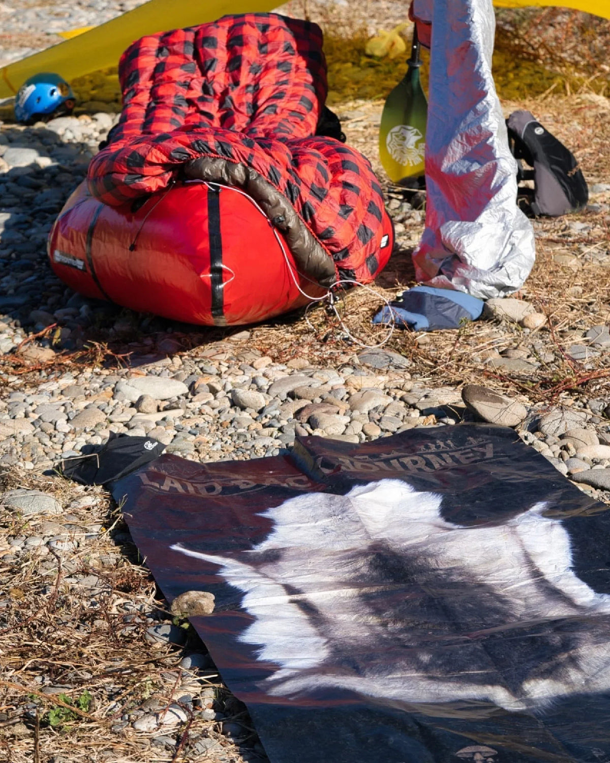LEISMOR Tyvek® GROUND SHEET "LAID BACK JOURNEY" - Wild Camping