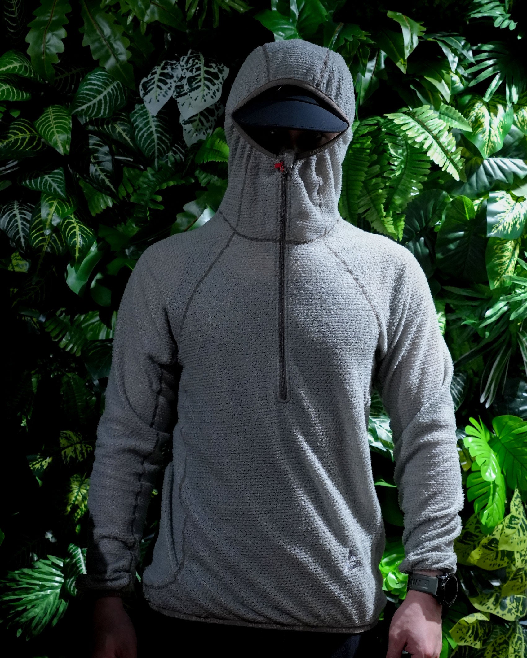Lite Gear House Alpha Direct Half Zip Up 90 / Dusty Gray - Wild Camping