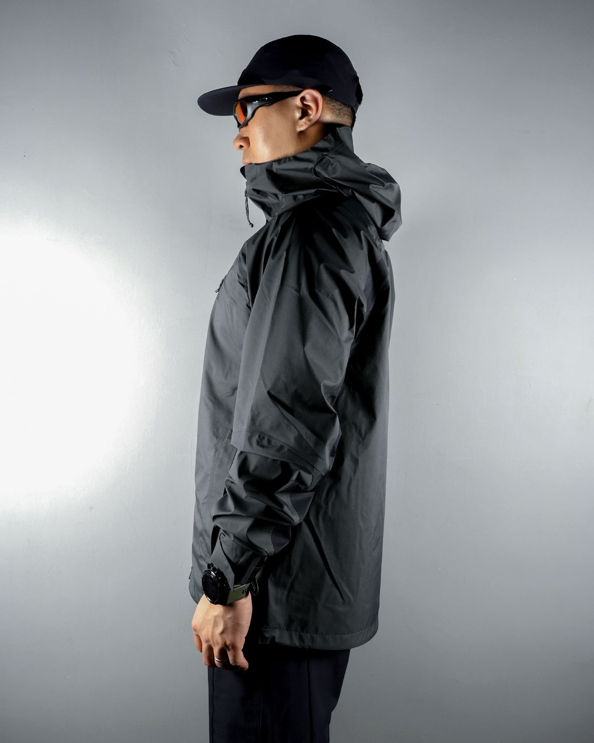 Hiking Patrol x Mammut HS Hooded Jacket / Gabbro Black - Wild Camping