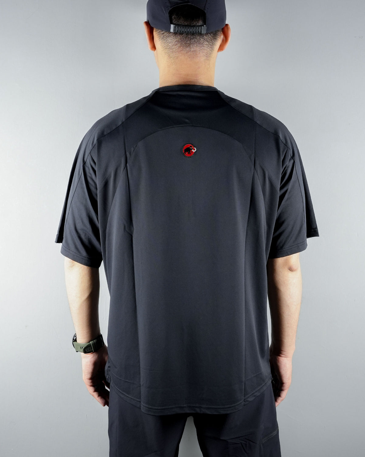 Hiking Patrol x Mammut Light FL Half Zip T-Shirt / Black - Wild Camping