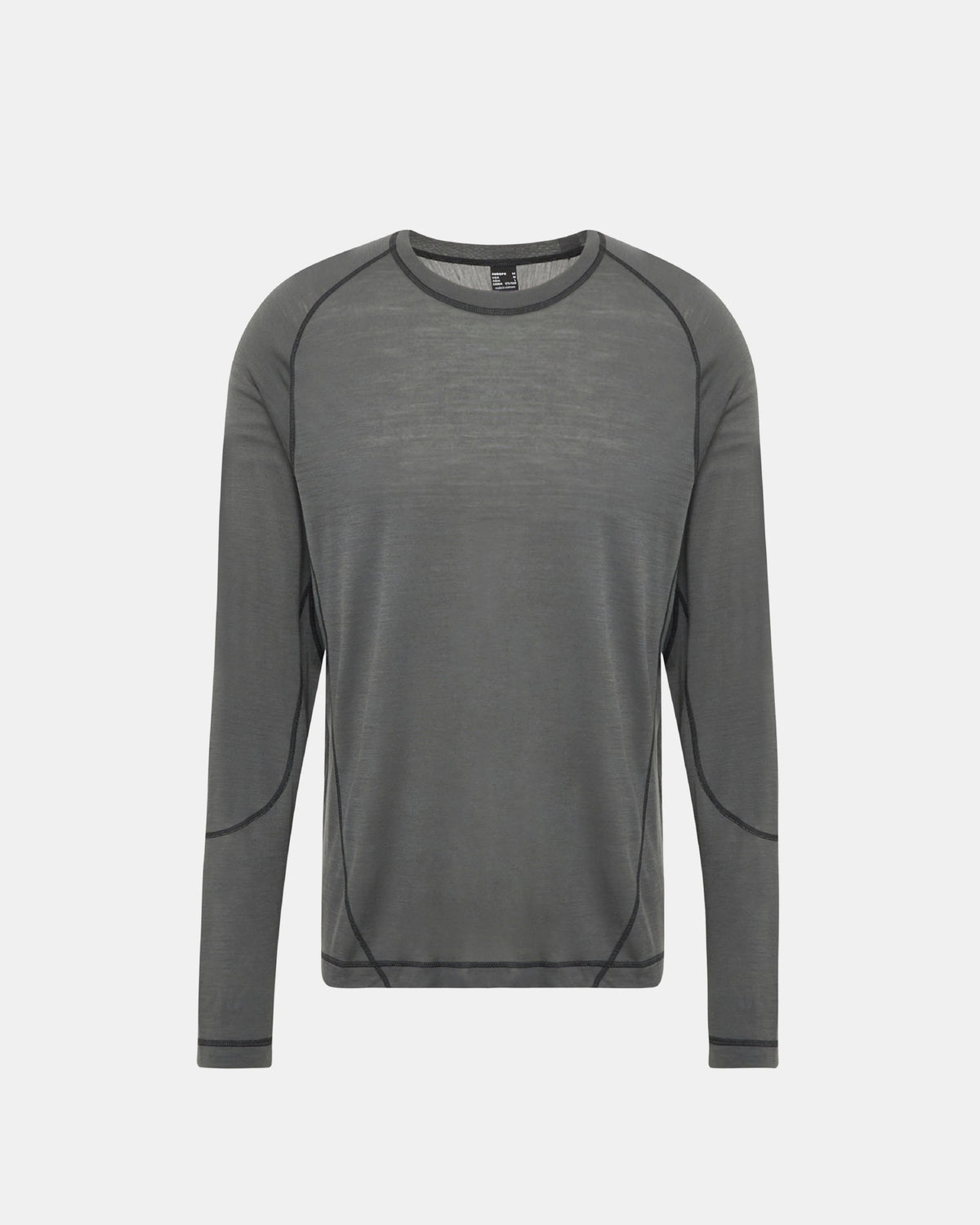Hiking Patrol x Mammut Tree Wool FL Longsleeve T-Shirt / Gabbro - Wild Camping