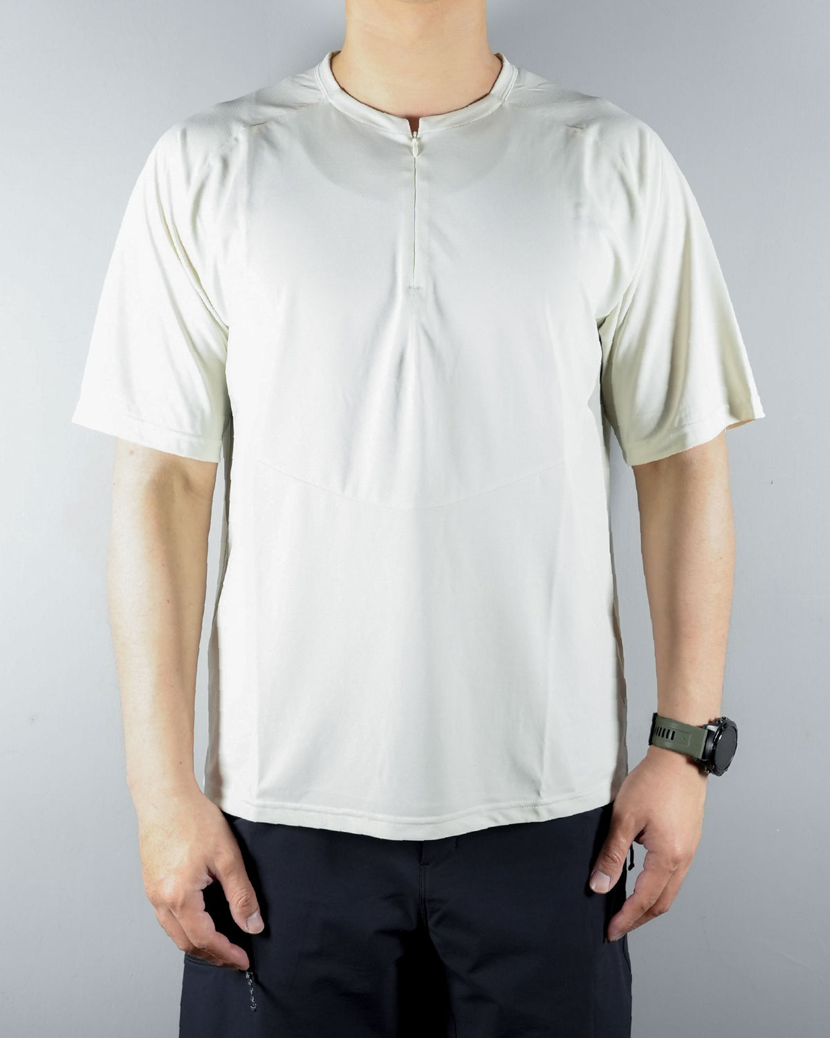 Hiking Patrol x Mammut Light FL Half Zip T-Shirt / Willow Whisper - Wild Camping