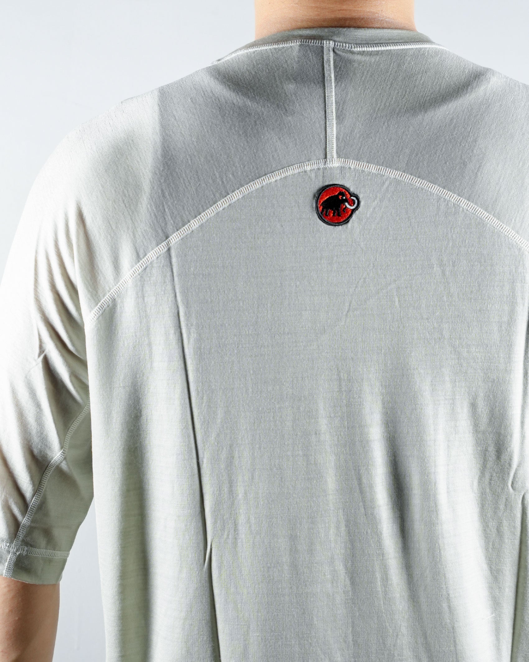 Hiking Patrol x Mammut Tree Wool FL T-Shirt / Willow Whisper - Wild Camping