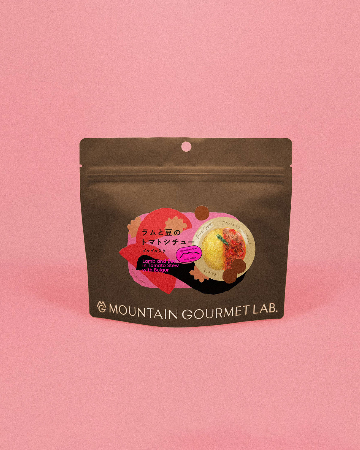 Mountain Gourmet Lab. 羊肉豆蕃茄燉菜配保加利亞小麥 (鋁袋裝) - Wild Camping