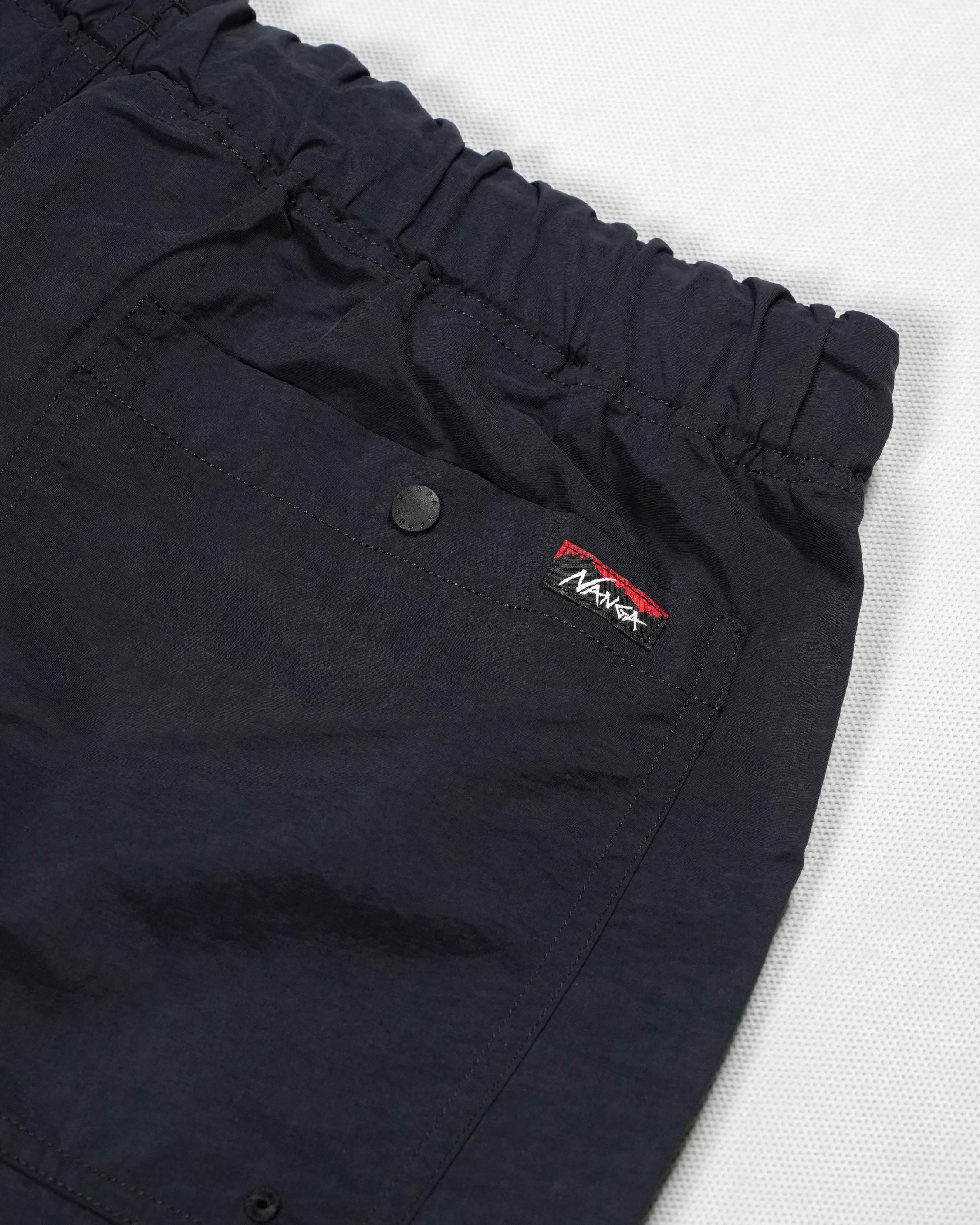 Nanga Nylon Tusser Easy Shorts / BLK - Wild Camping
