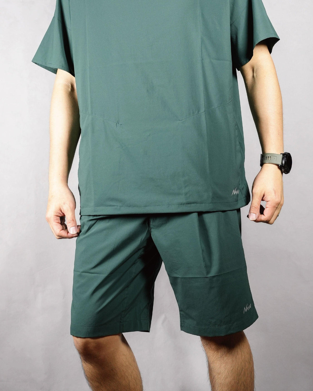 Nanga PLC Excursion Shorts / GRN - Wild Camping