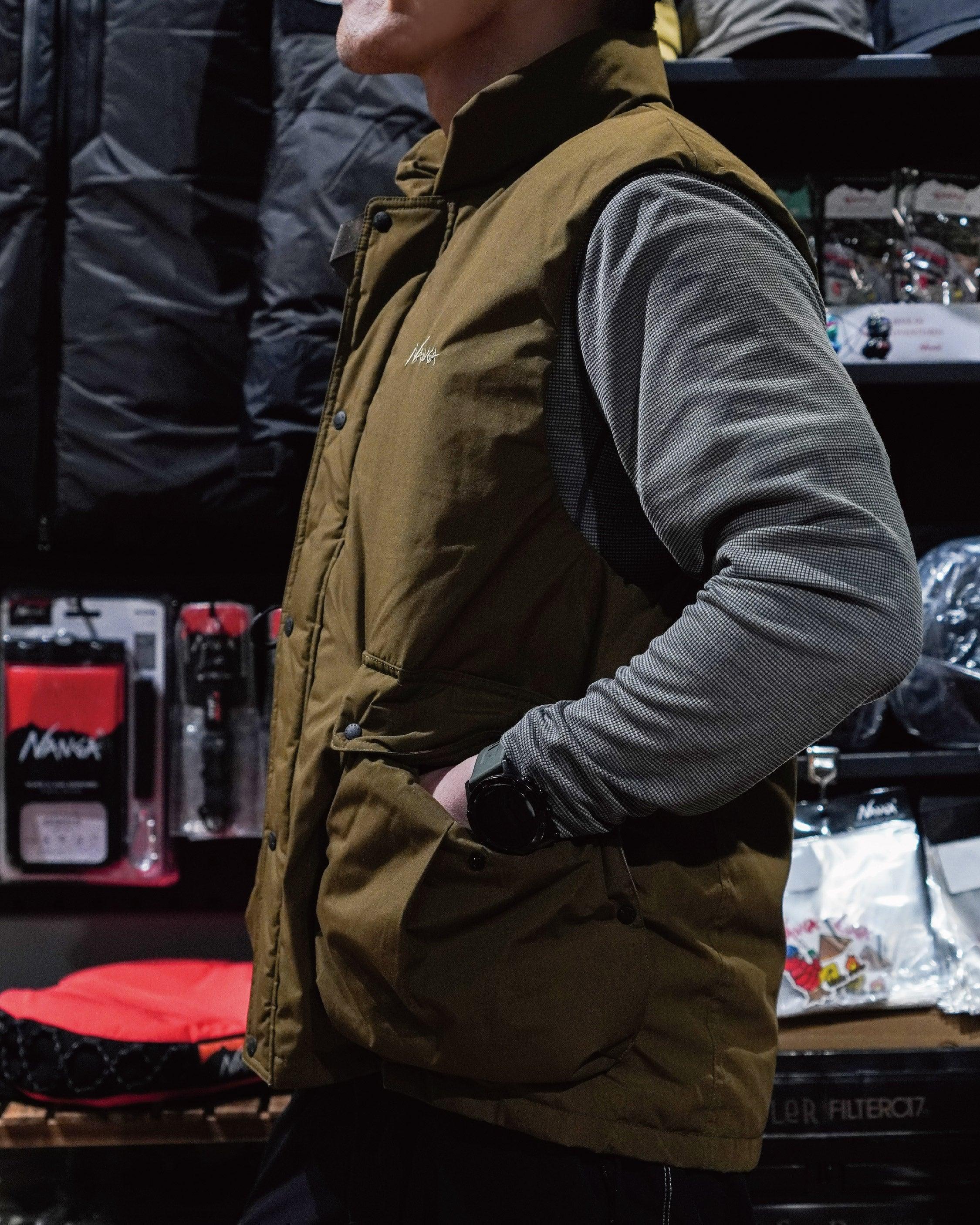 Nanga Hinoc Down Vest / COYOTE - Wild Camping