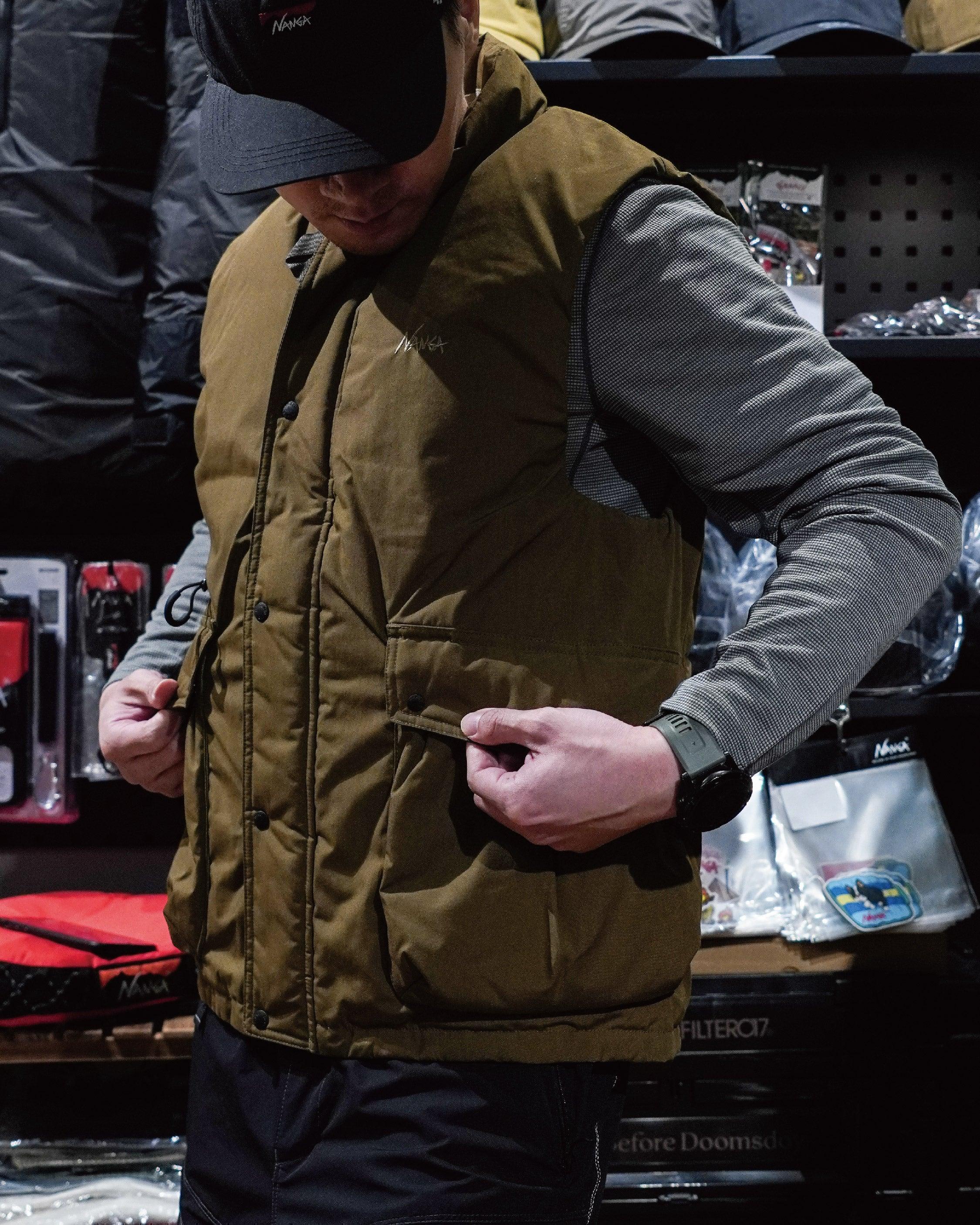 Nanga Hinoc Down Vest / COYOTE - Wild Camping