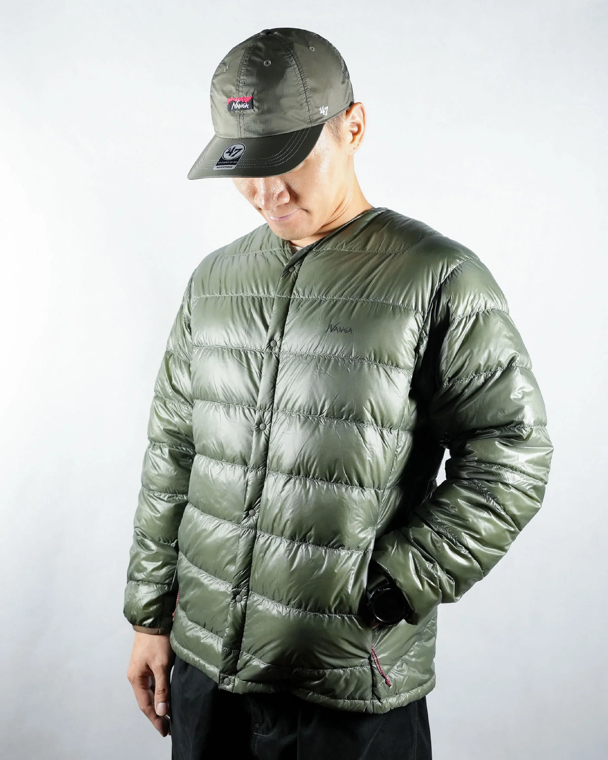 Nanga 7Days Inner Down Cardigan (MEN) / KHA - Wild Camping