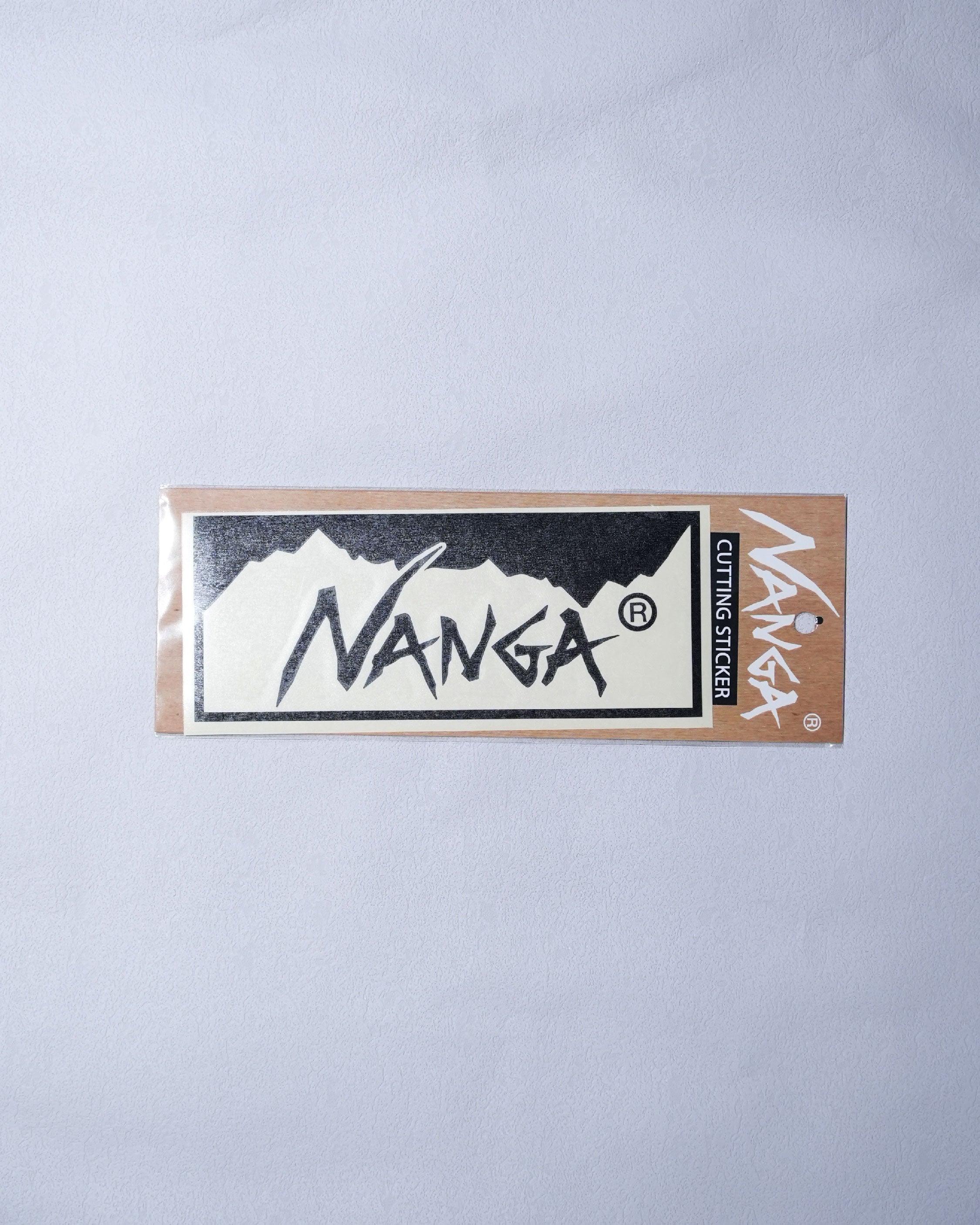 Nanga Cutting Box Logo Sticker - Wild Camping