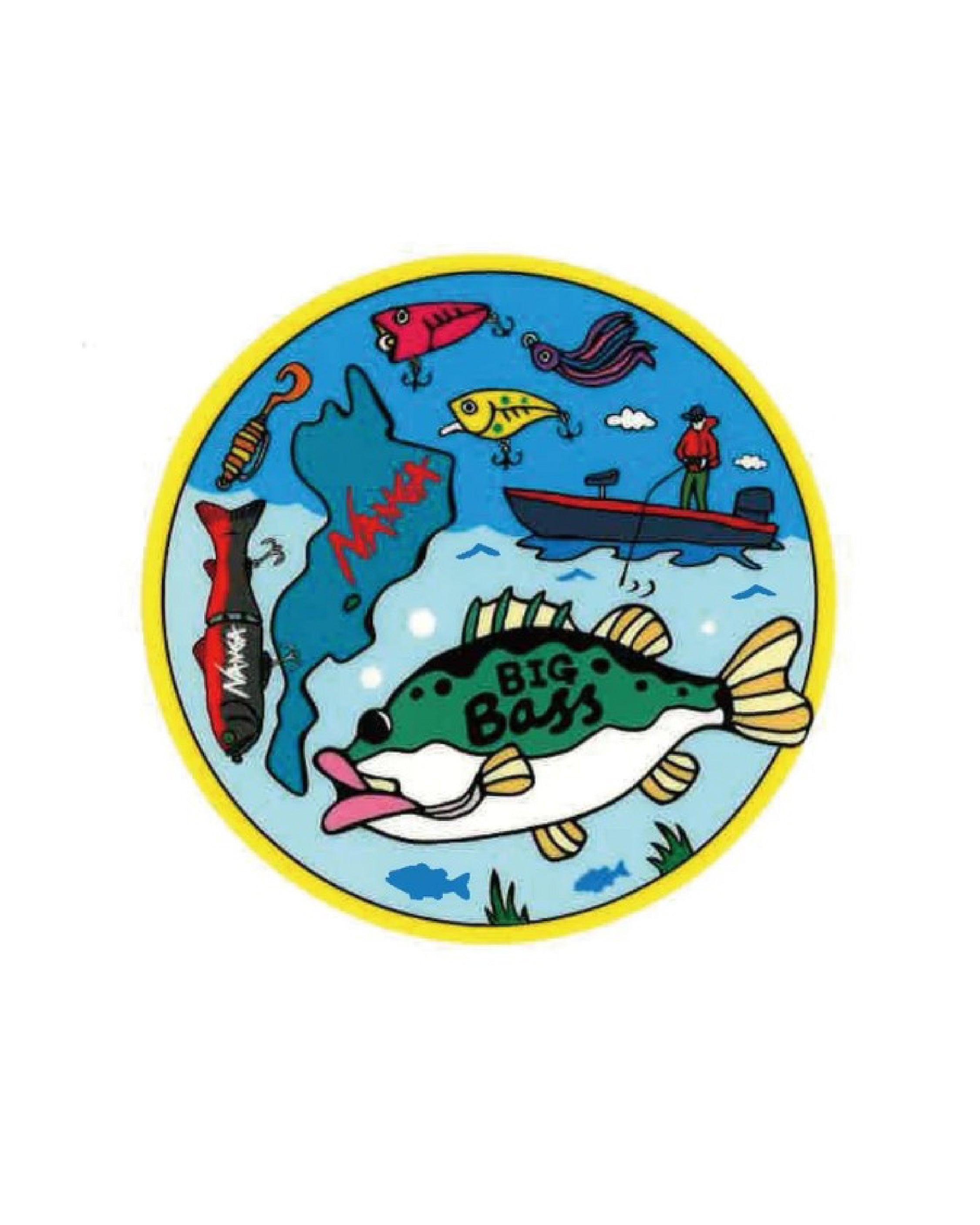 Nanga × Ushioda Hiroaki Sticker - Wild Camping