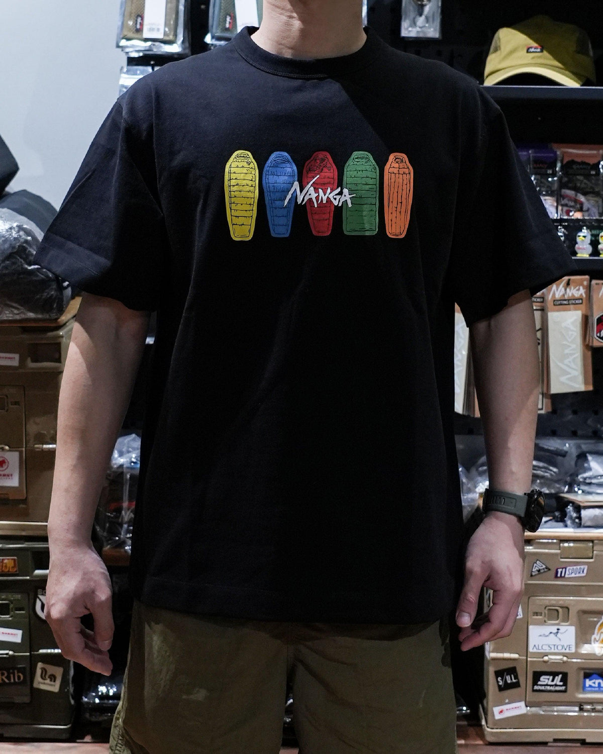 Nanga ECO Hybrid Tee (Unisex) / SB PT - Wild Camping