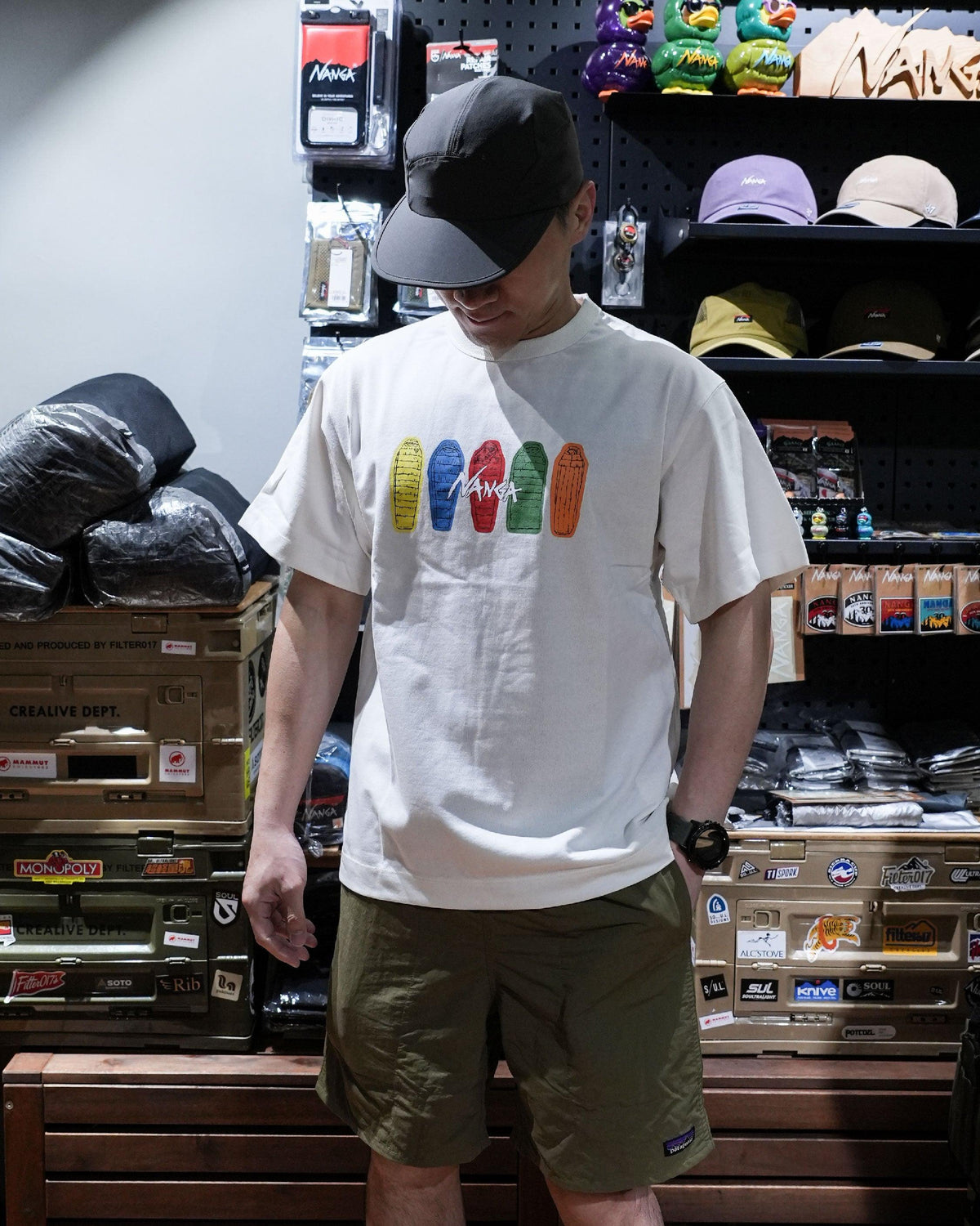 Nanga ECO Hybrid Tee (Unisex) / SB PT - Wild Camping