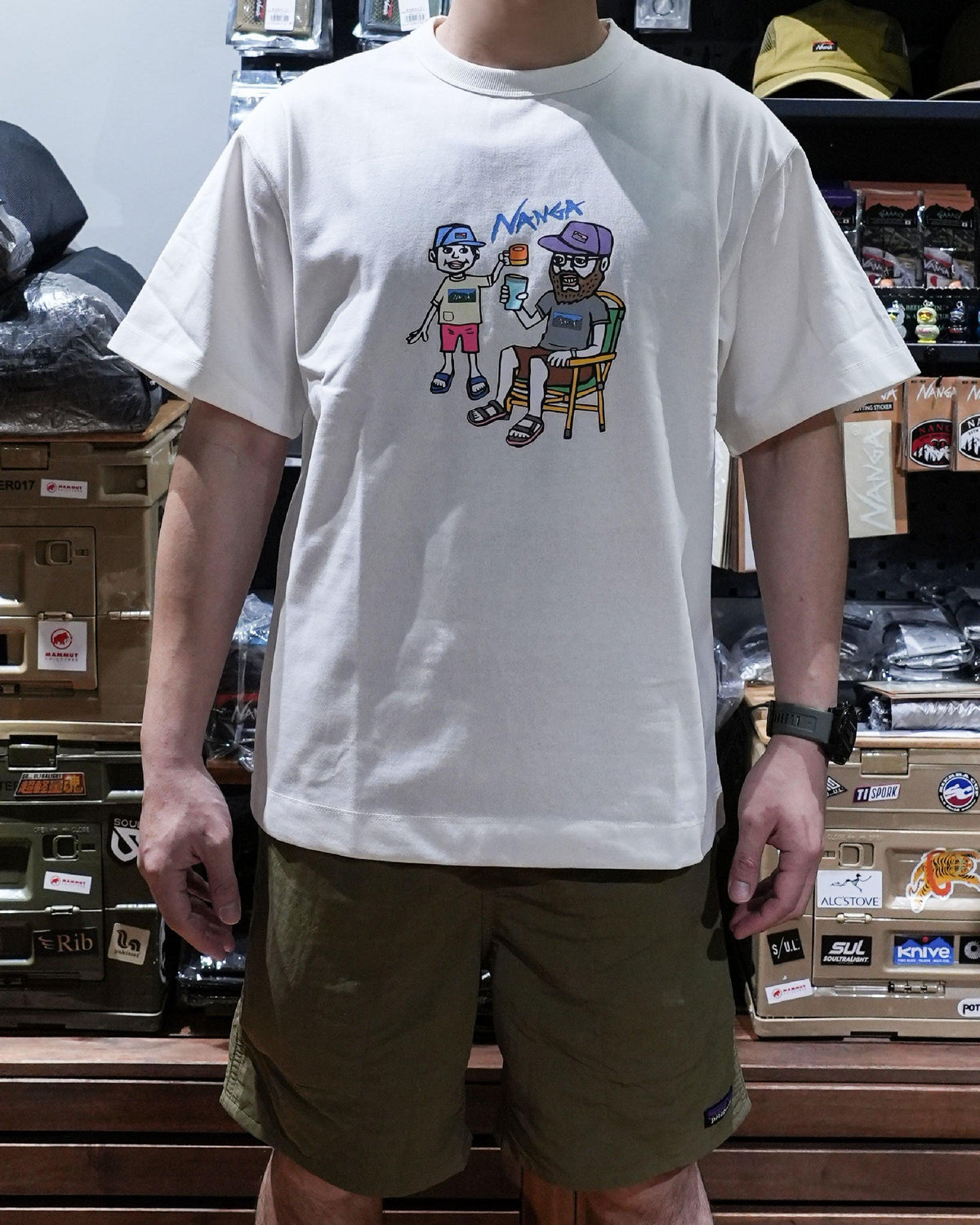 Nanga ECO Hybrid Tee (Unisex) / FAM PT - Wild Camping