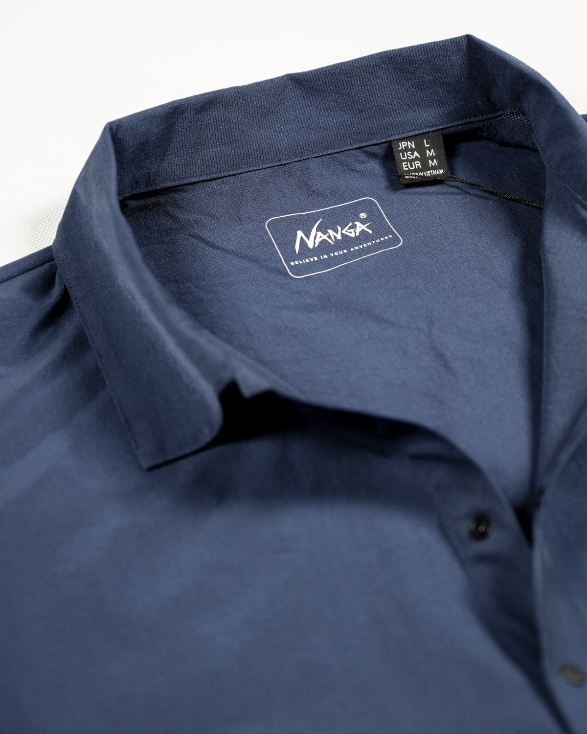 Nanga DotAir® Comfy Polo Shirt / NVY - Wild Camping