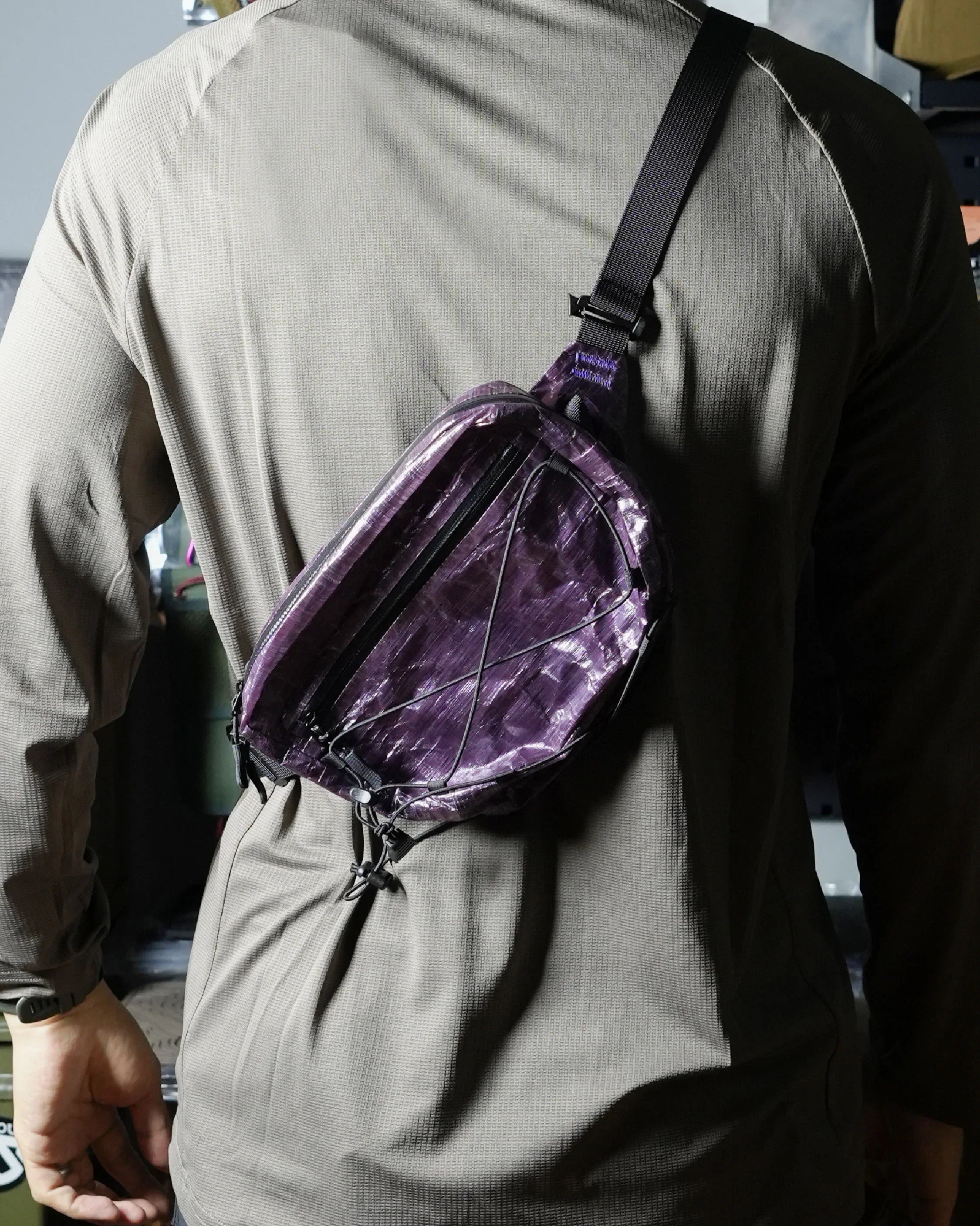 No Brand Gear Dyneema® Fanny Pack / Purple - Wild Camping