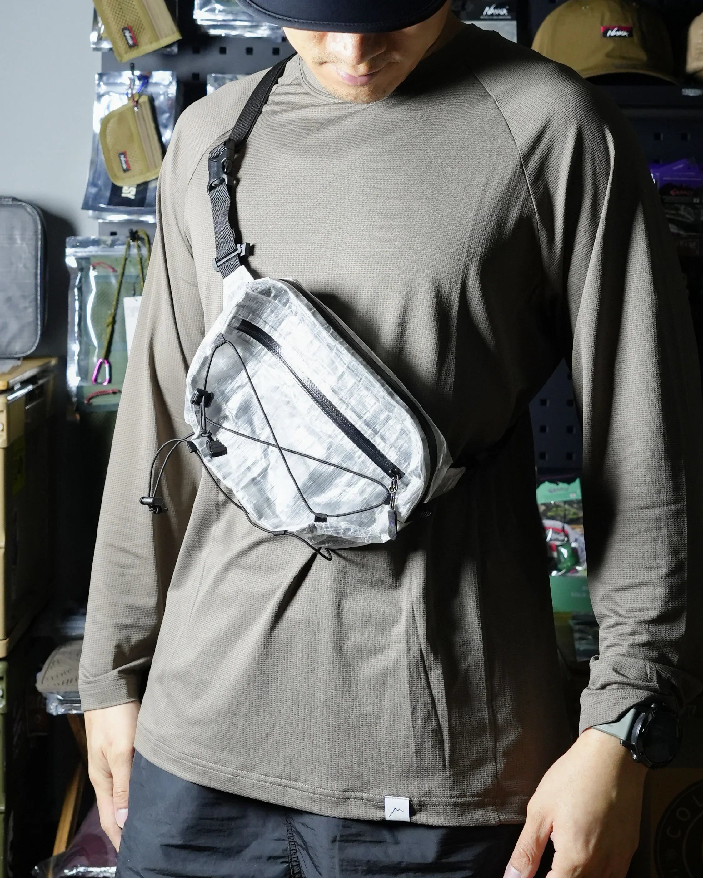 No Brand Gear Dyneema® Fanny Pack / White - Wild Camping