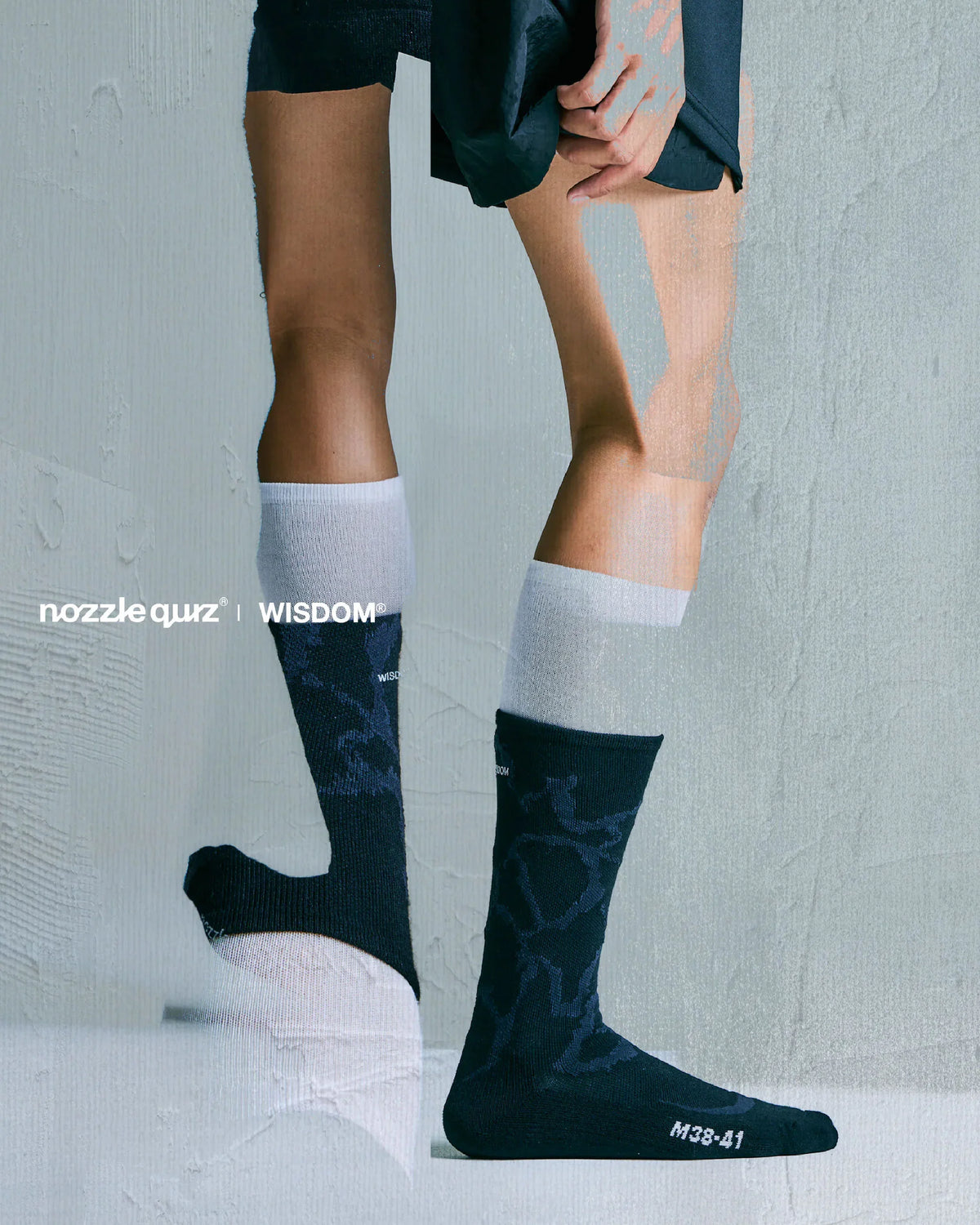 nozzle quiz x WISDOM® Graphic Socks - Wild Camping