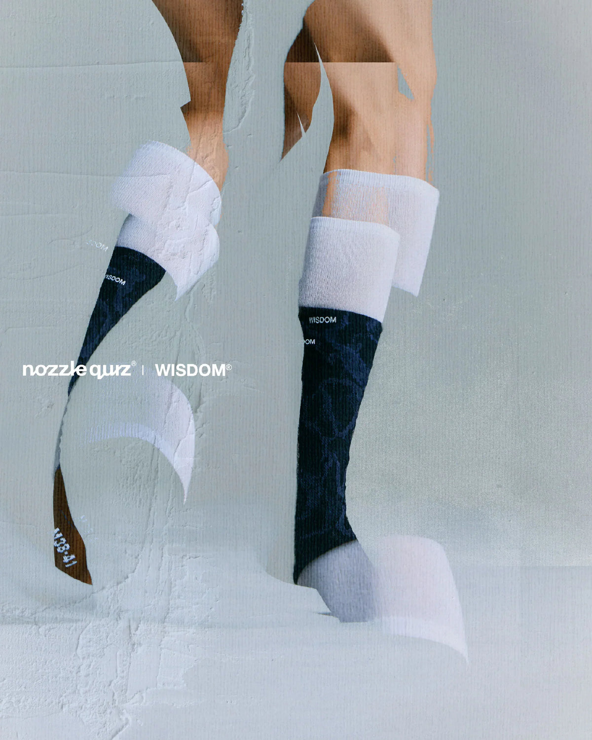 nozzle quiz x WISDOM® Graphic Socks - Wild Camping