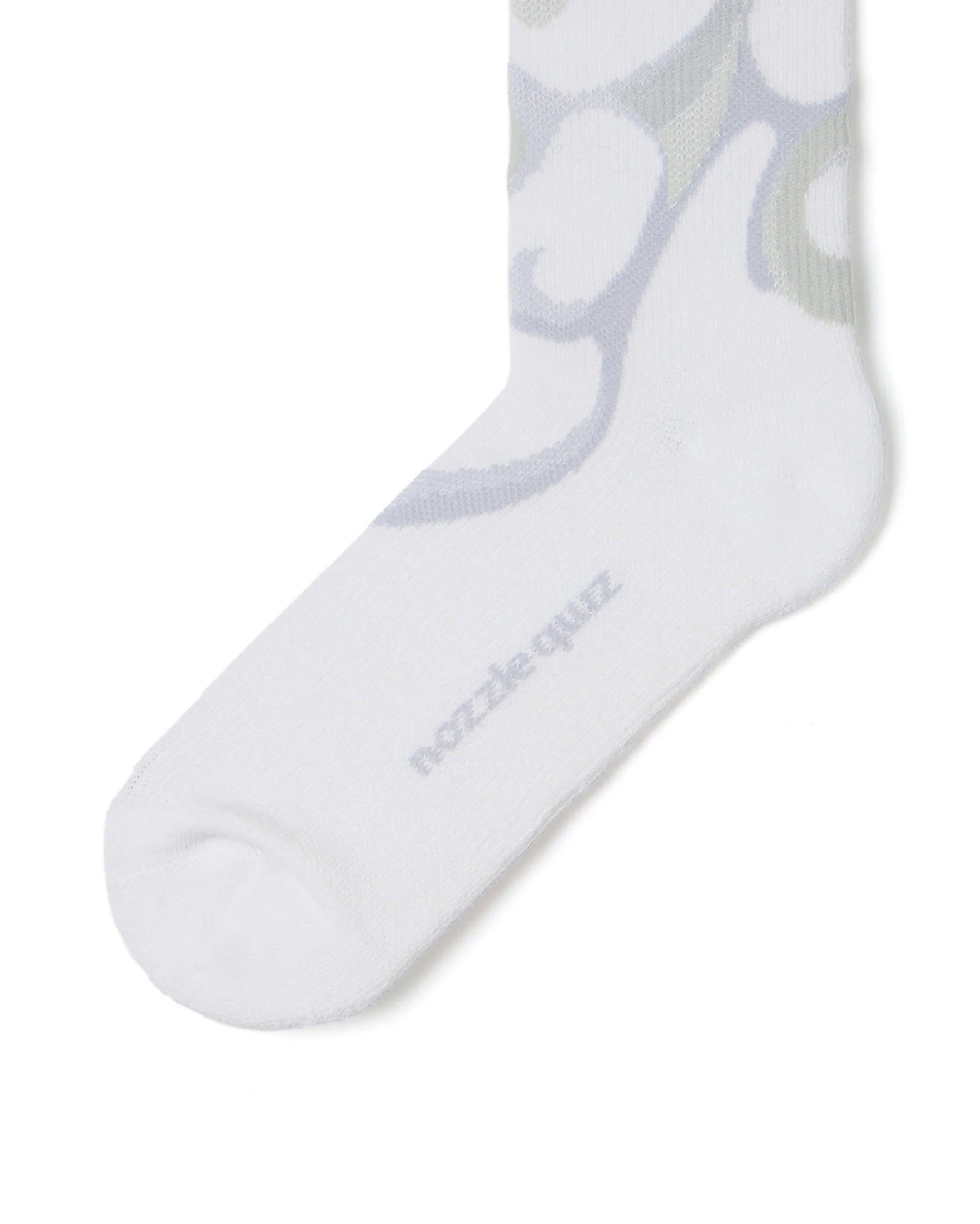 nozzle quiz Misty Pattern Socks / Fog Cloud - Wild Camping