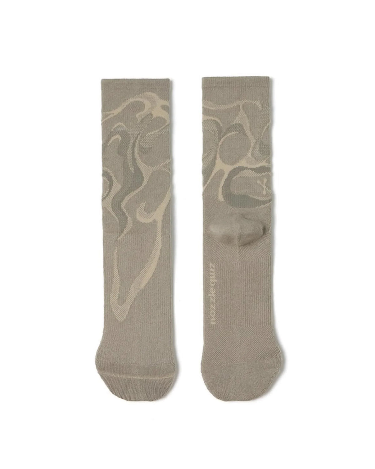 nozzle quiz Misty Pattern Socks / Fog Sand - Wild Camping