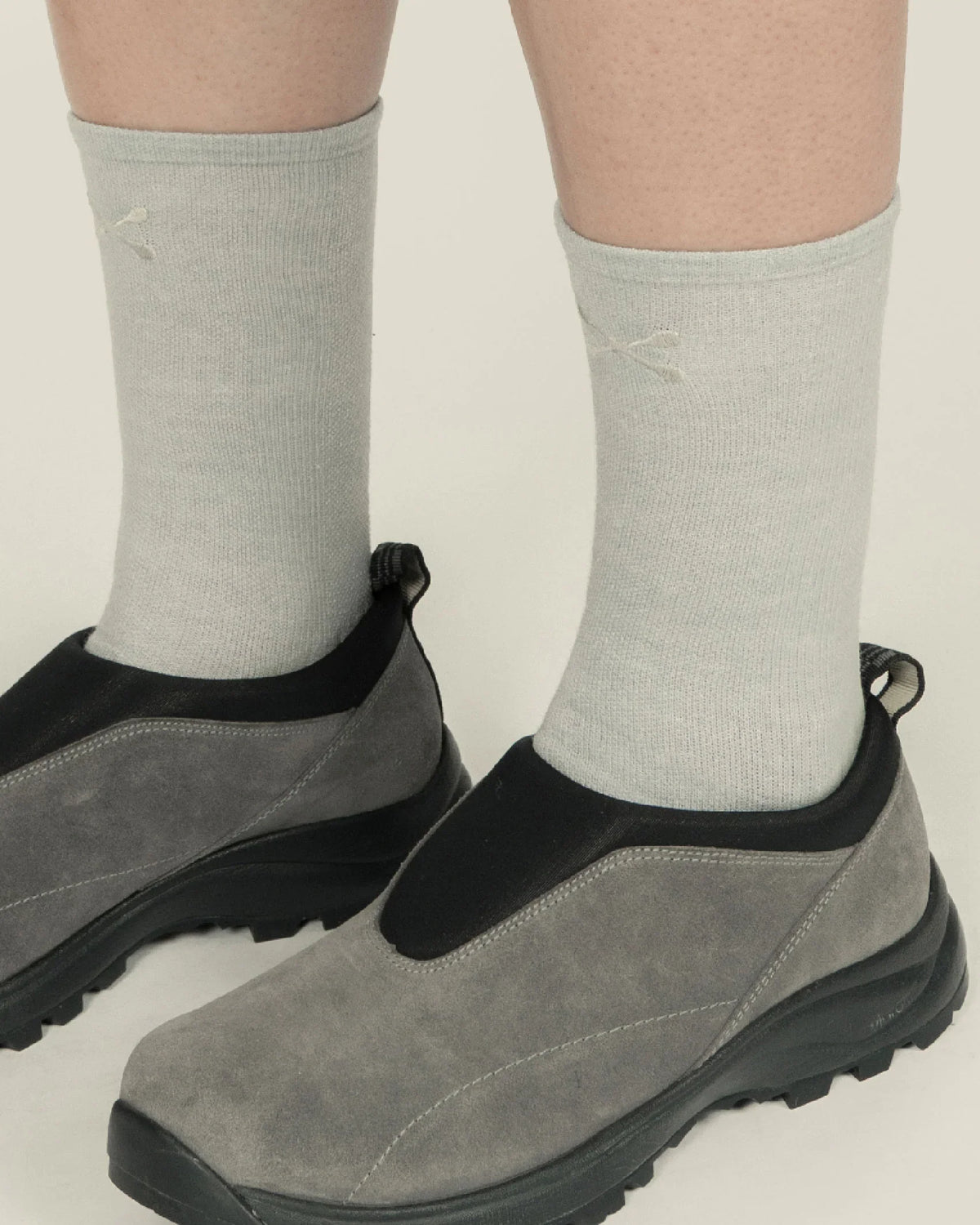 nozzle quiz Airy Wool Socks / Grey - Wild Camping