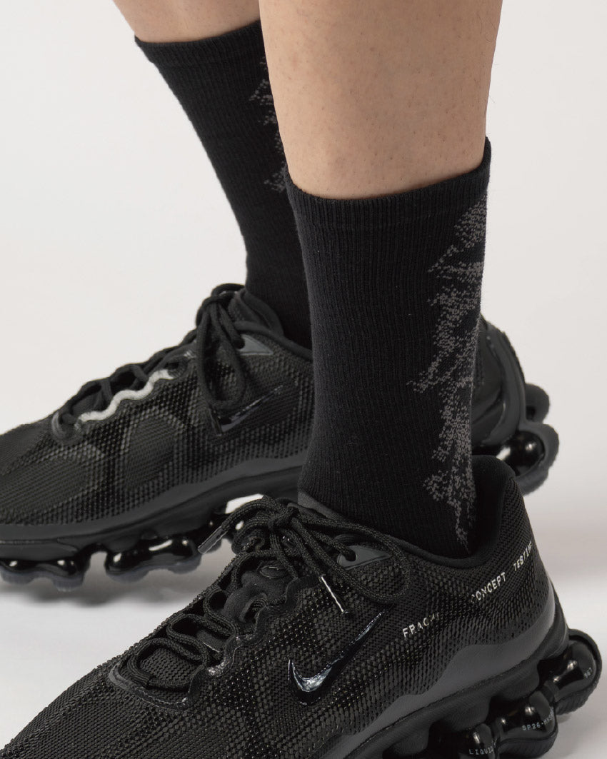 nozzle quiz Landing Socks / Mist Black - Wild Camping