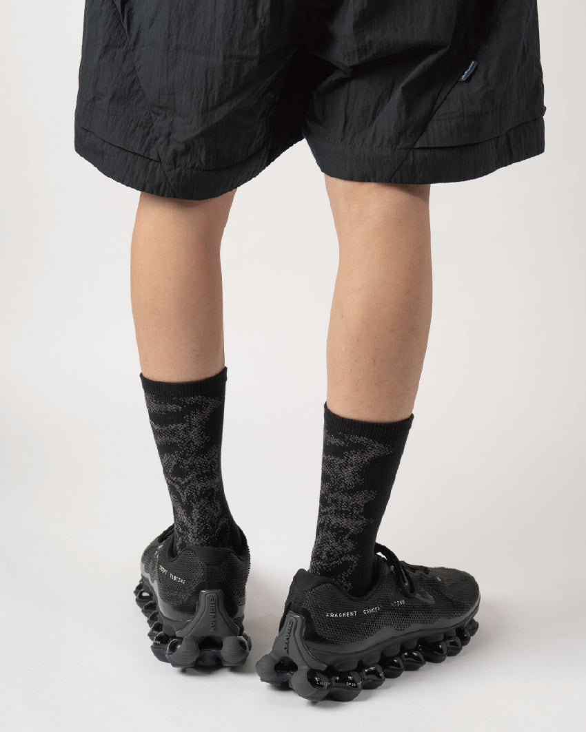 nozzle quiz Landing Socks / Mist Black - Wild Camping