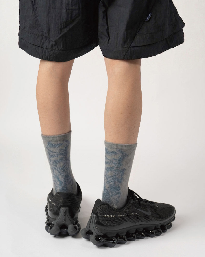 nozzle quiz Landing Socks / Mist Gray - Wild Camping