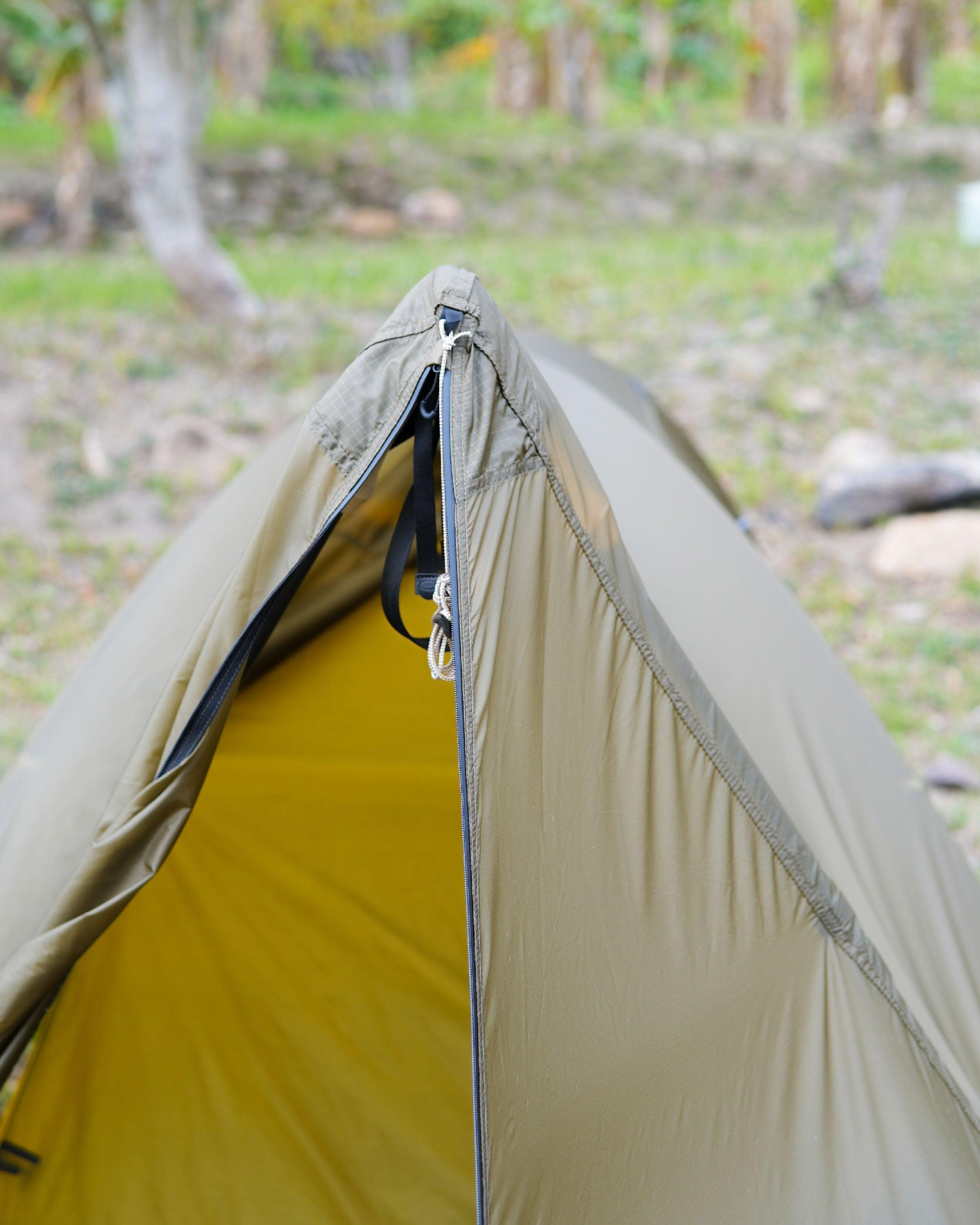 Pre Tents Border With Vestibule / Brown - Wild Camping
