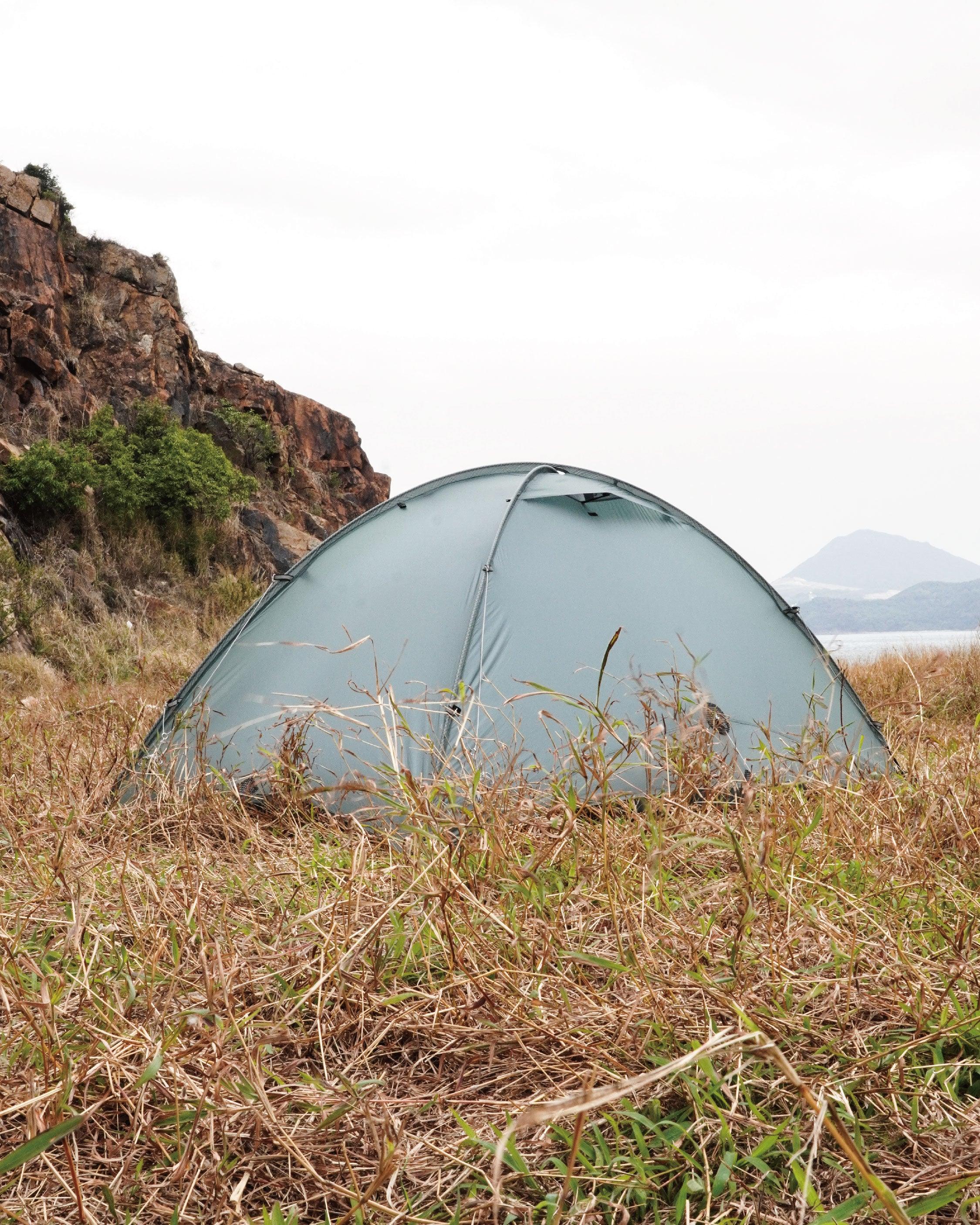 Pre Tents Border With Vestibule / Pewter - Wild Camping