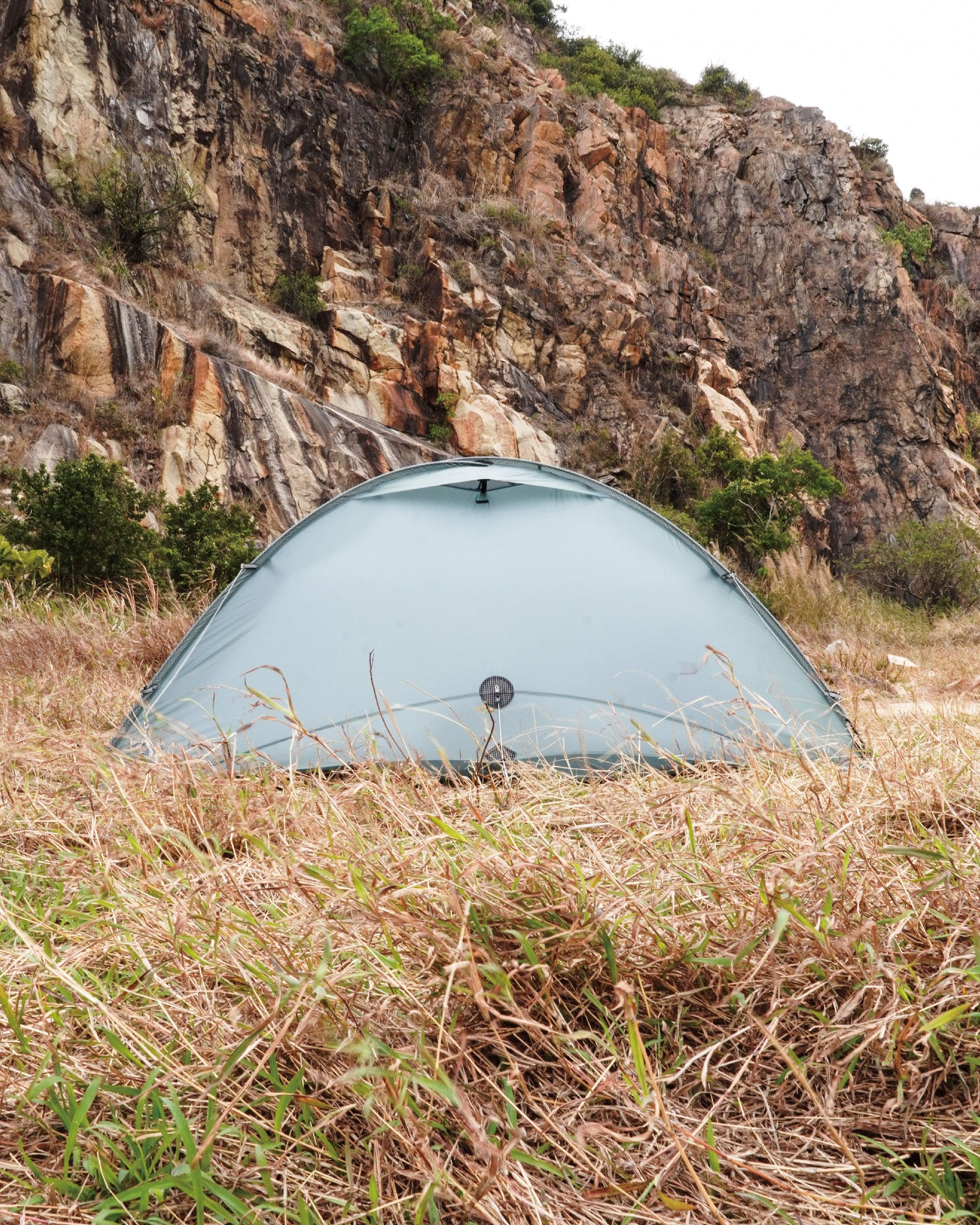 Pre Tents Border With Vestibule / Pewter - Wild Camping