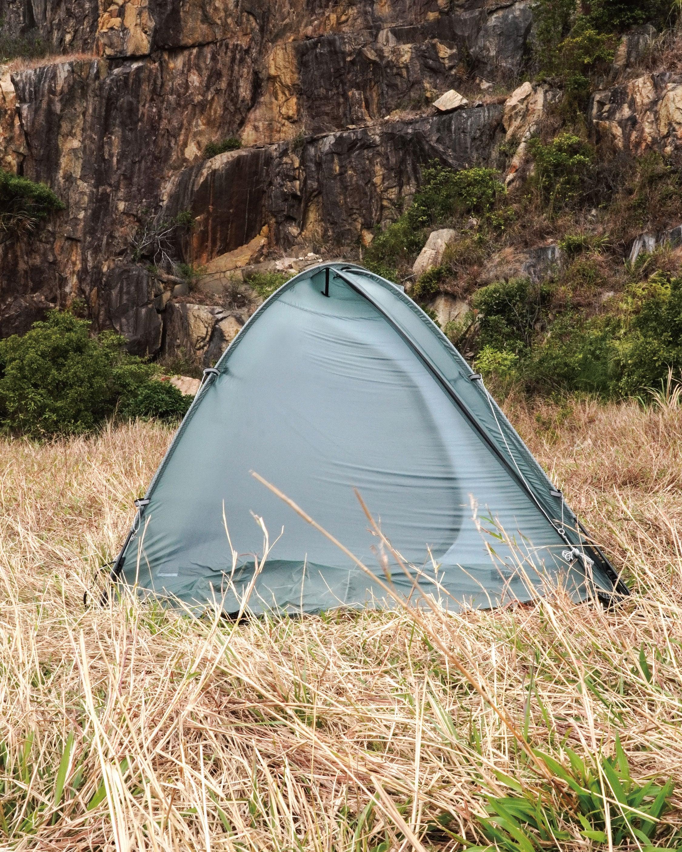 Pre Tents Border With Vestibule / Pewter - Wild Camping