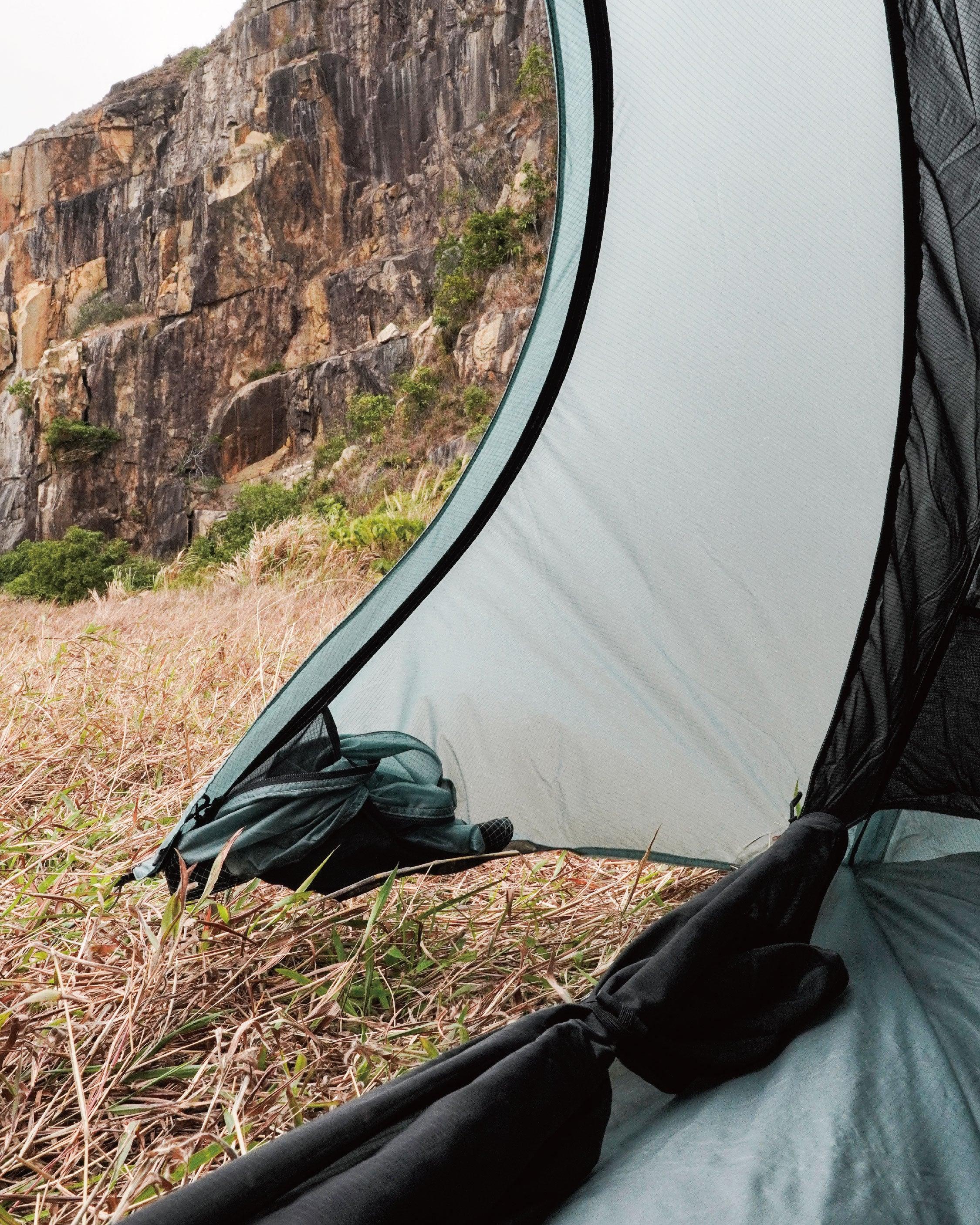 Pre Tents Light Rock 1 - Wild Camping