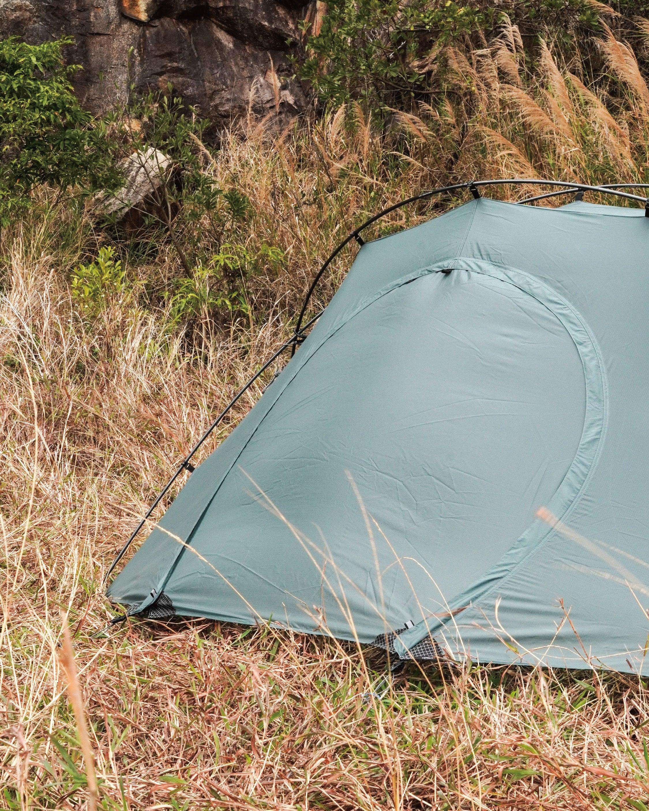 Pre Tents Light Rock 1 - Wild Camping