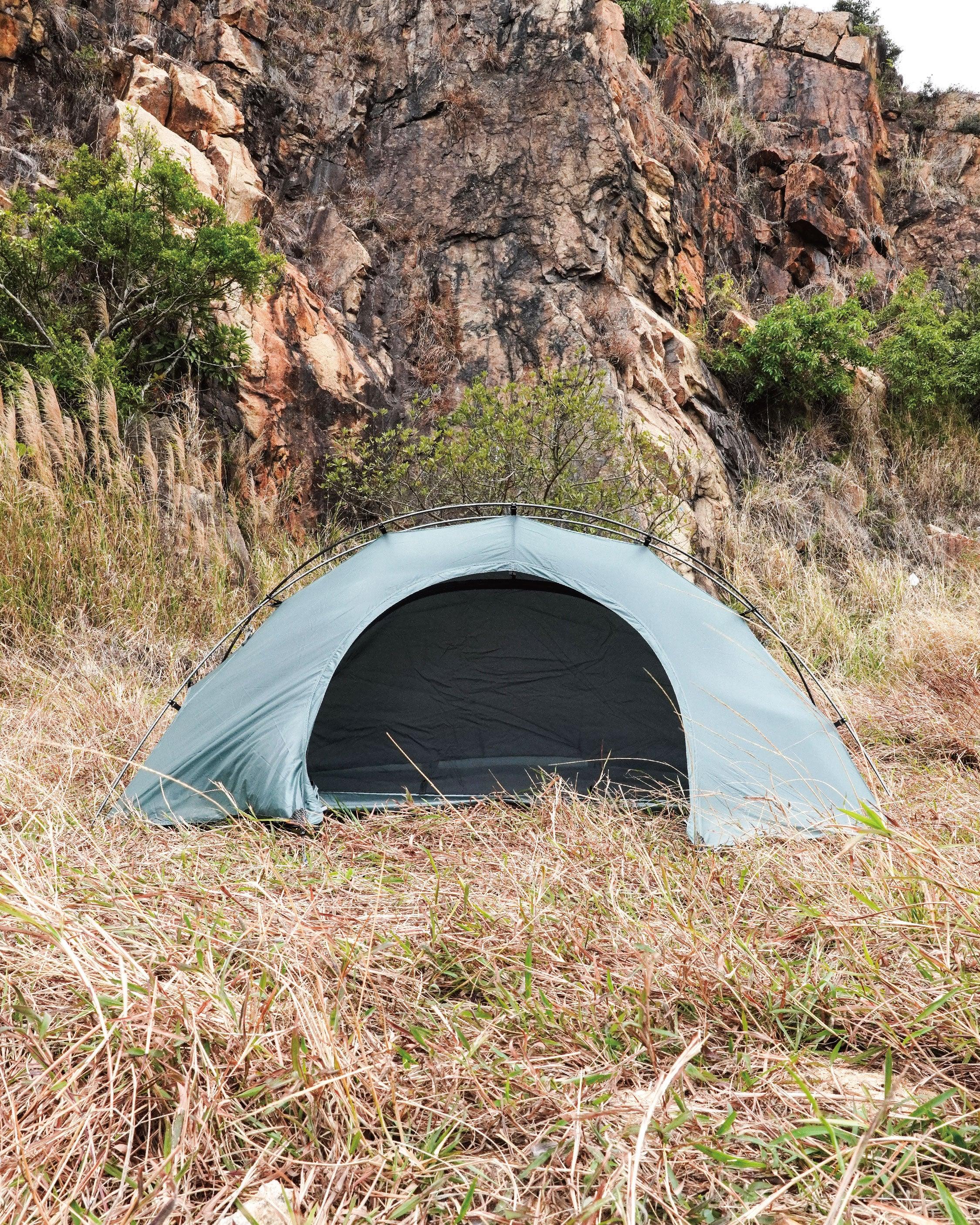 Pre Tents Light Rock 1 - Wild Camping