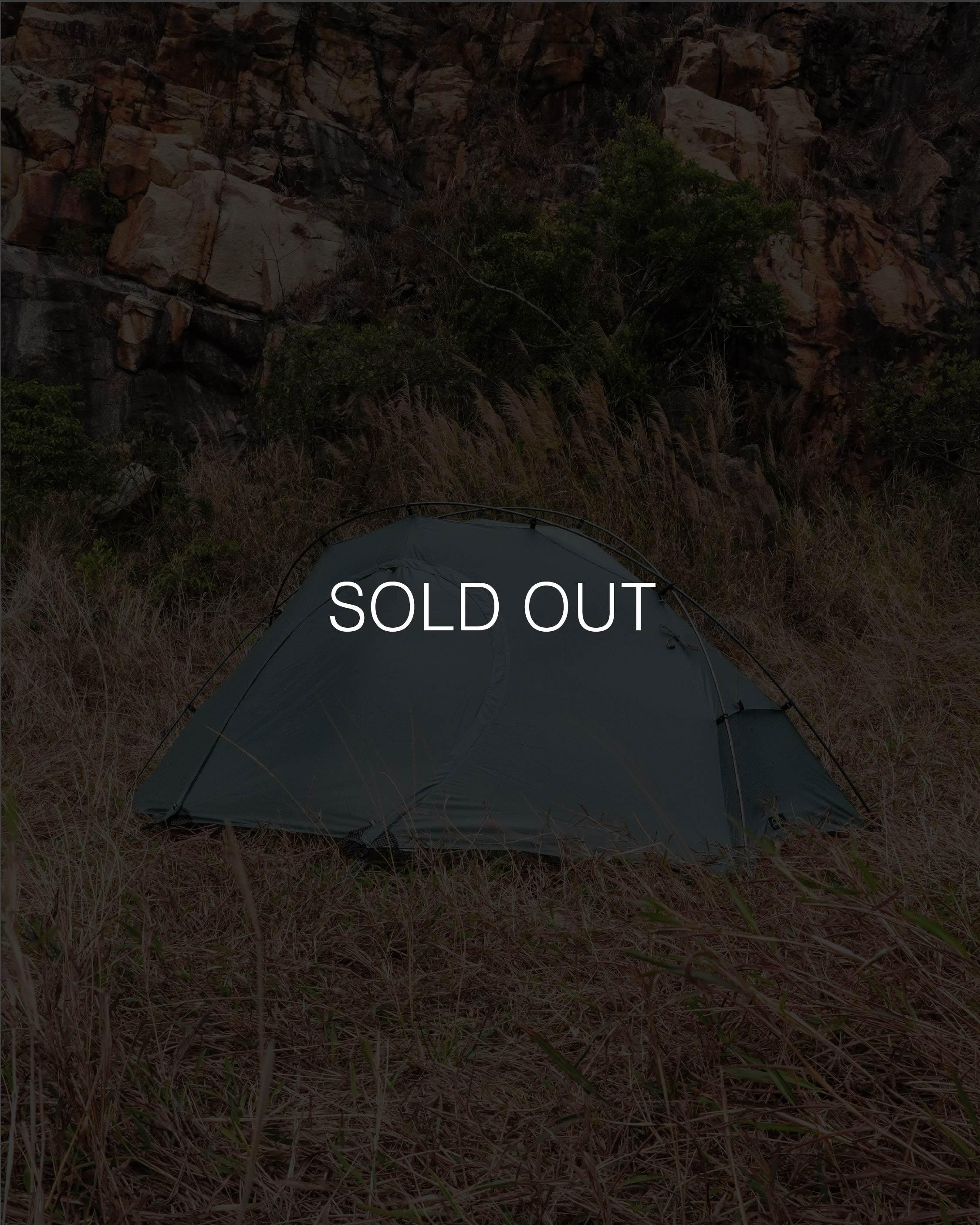 Pre Tents Light Rock 1 - Wild Camping