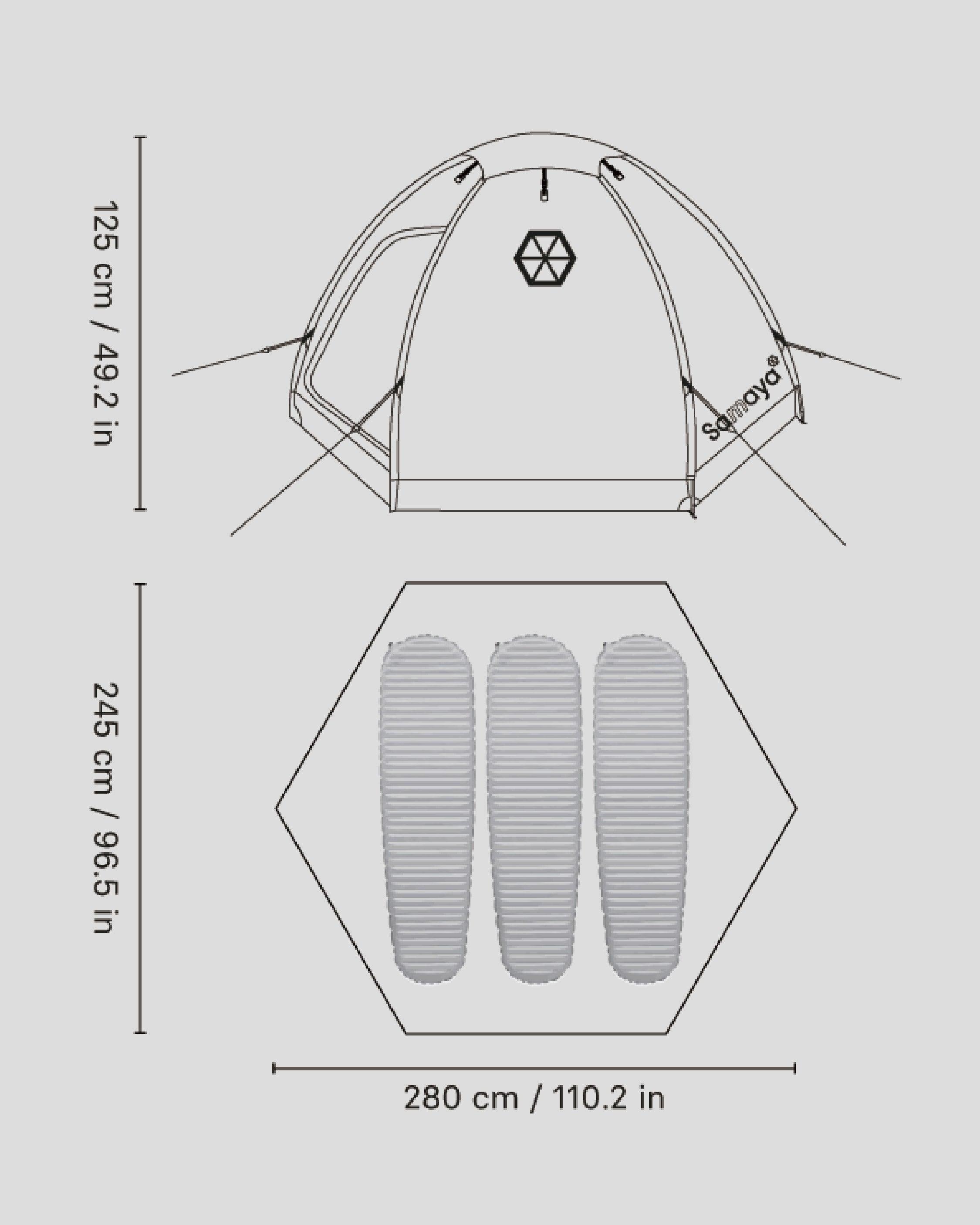 Samaya 3.5 Dyneema / Blue - Wild Camping