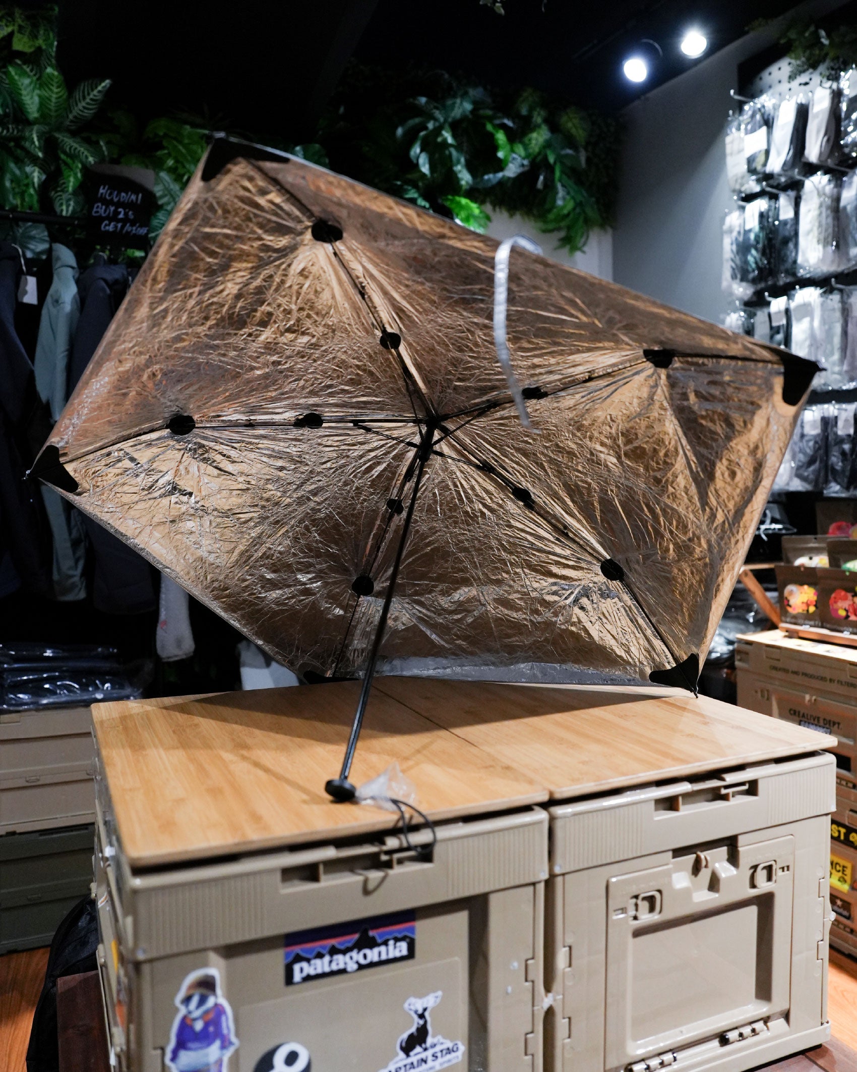 Field Record Bonding Umbrella Dyneema UV - Wild Camping