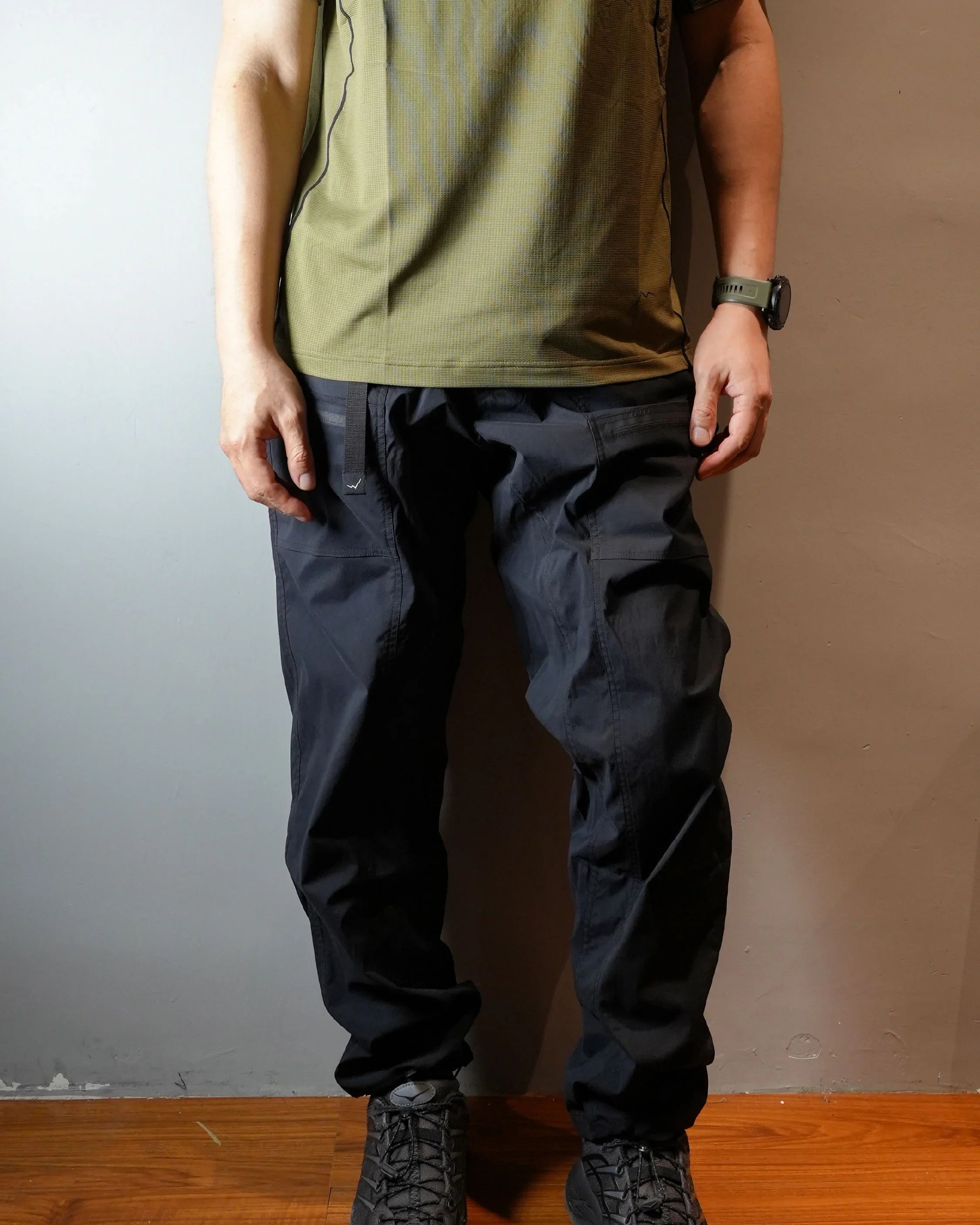 CAYL Welding Zip Pocket Pants / Black