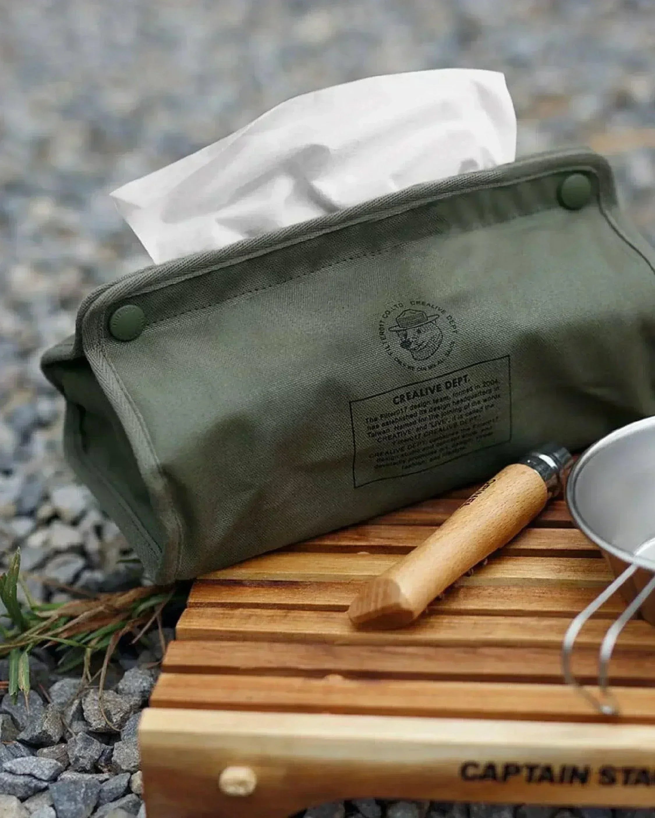 Filter017 Mix Badger Waxed Canvas Tissue Cover - Wild Camping