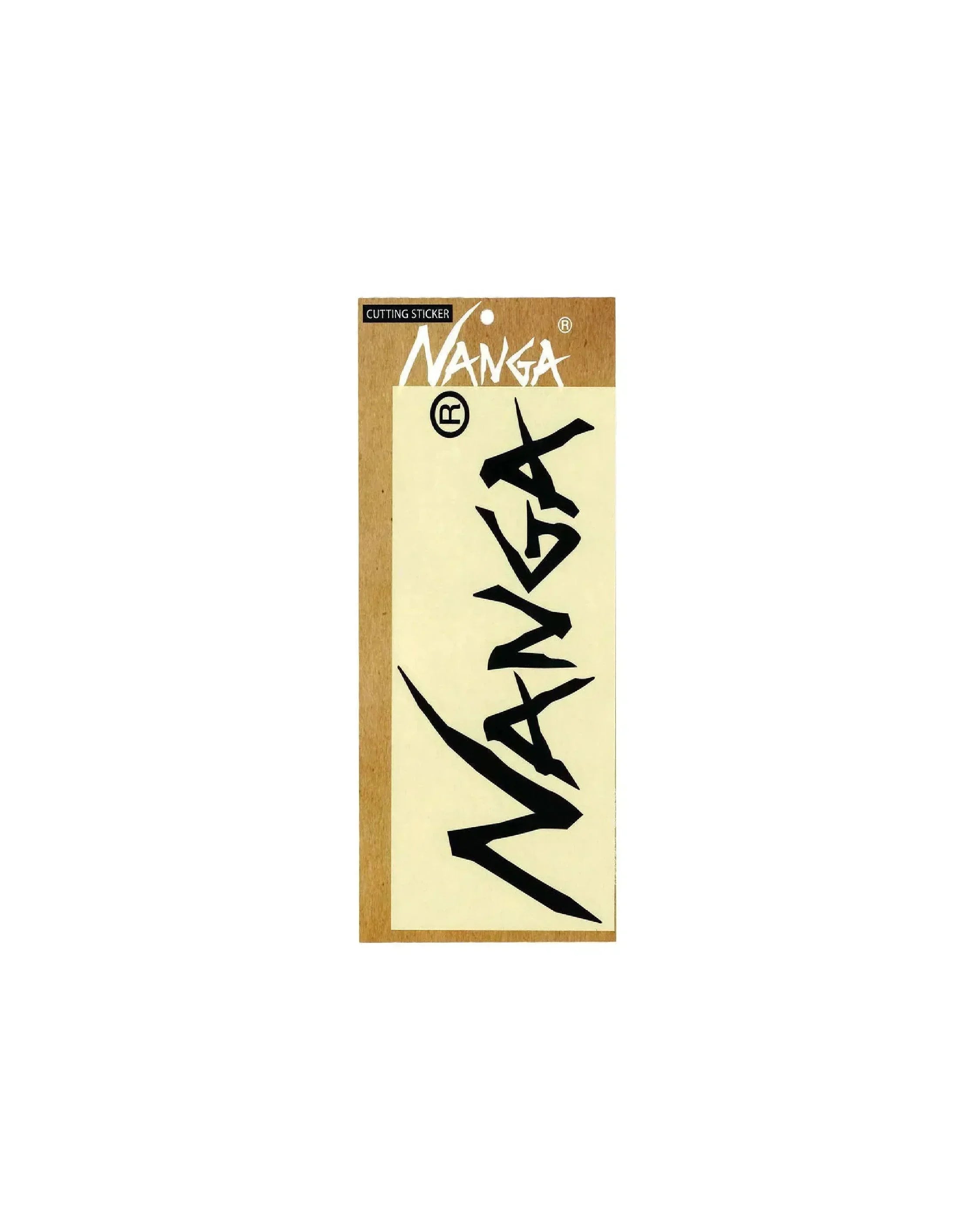 Nanga Logo Cutting Sticker - Wild Camping