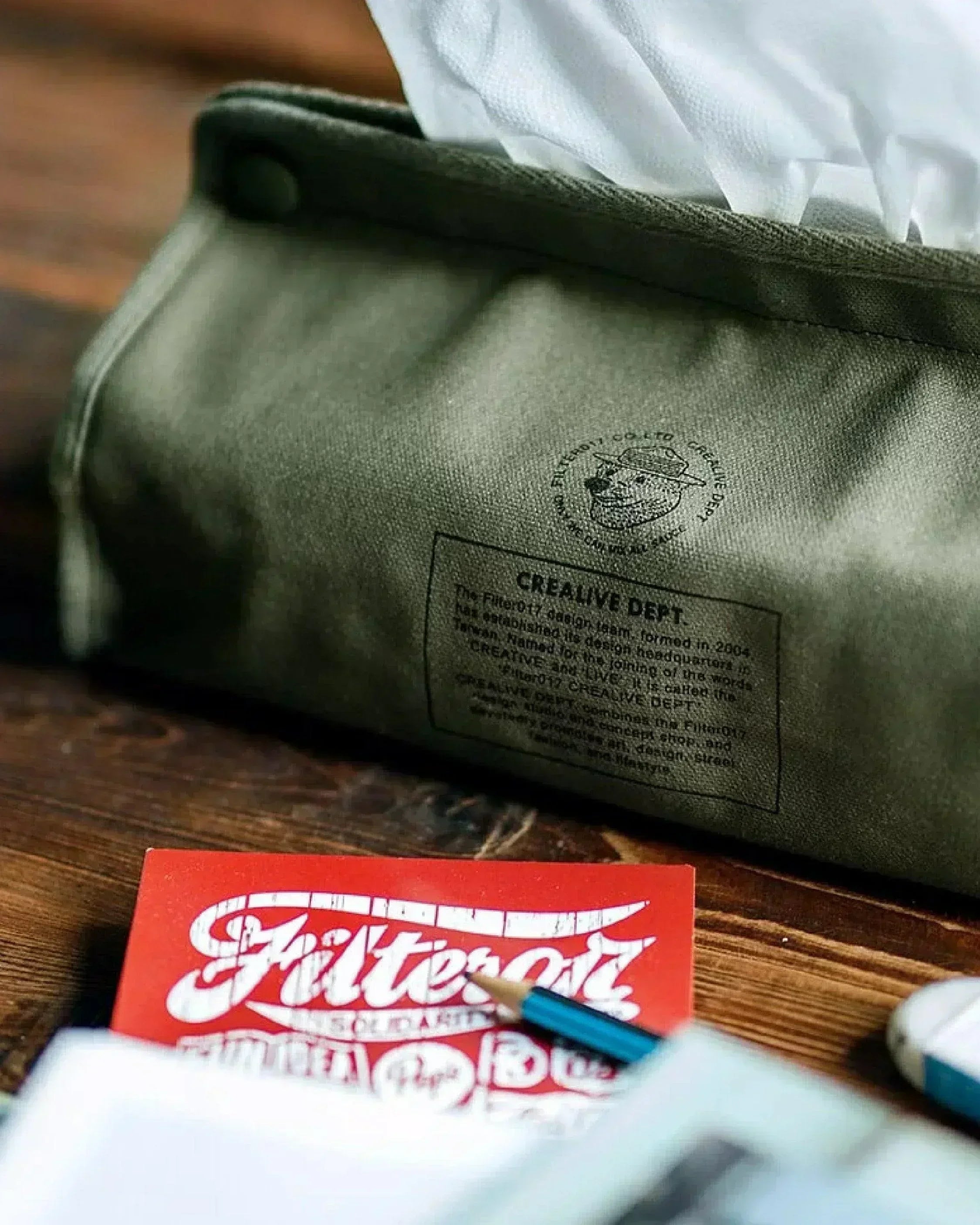 Filter017 Mix Badger Waxed Canvas Tissue Cover - Wild Camping