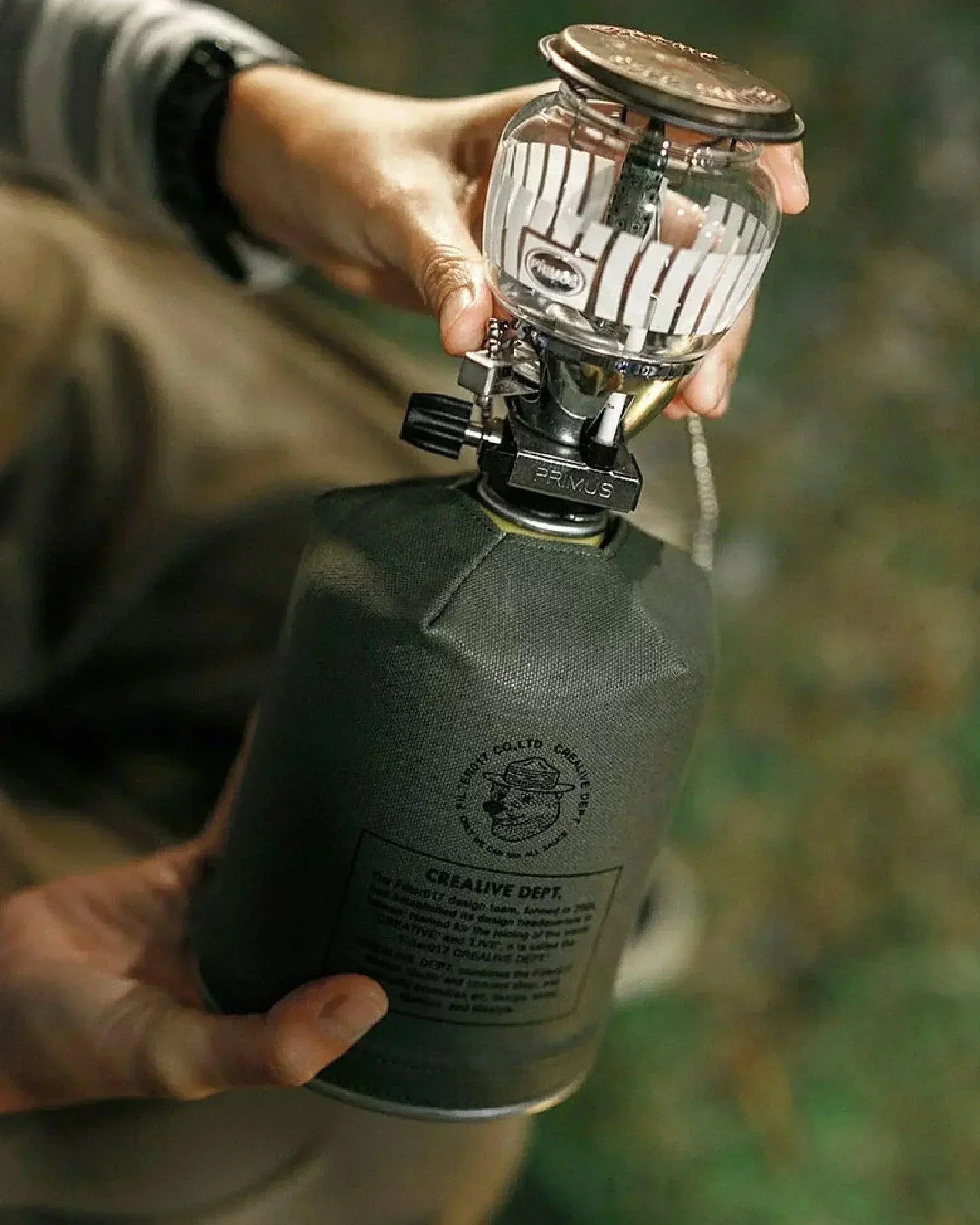 Filter017 Waxed Canvas Gas Canister Cover - Wild Camping