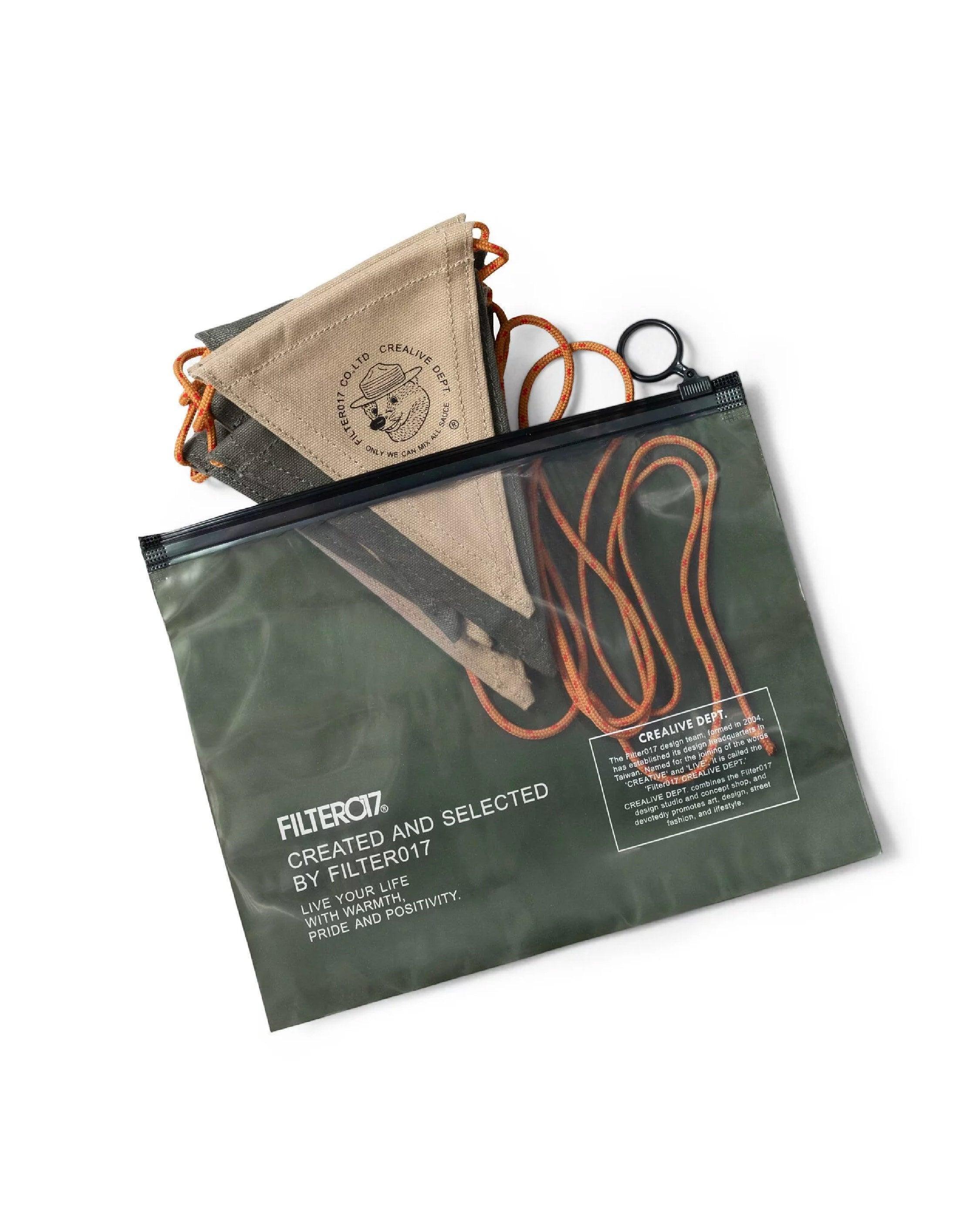 Filter017 Waxed Canvas Flag Garland - Wild Camping