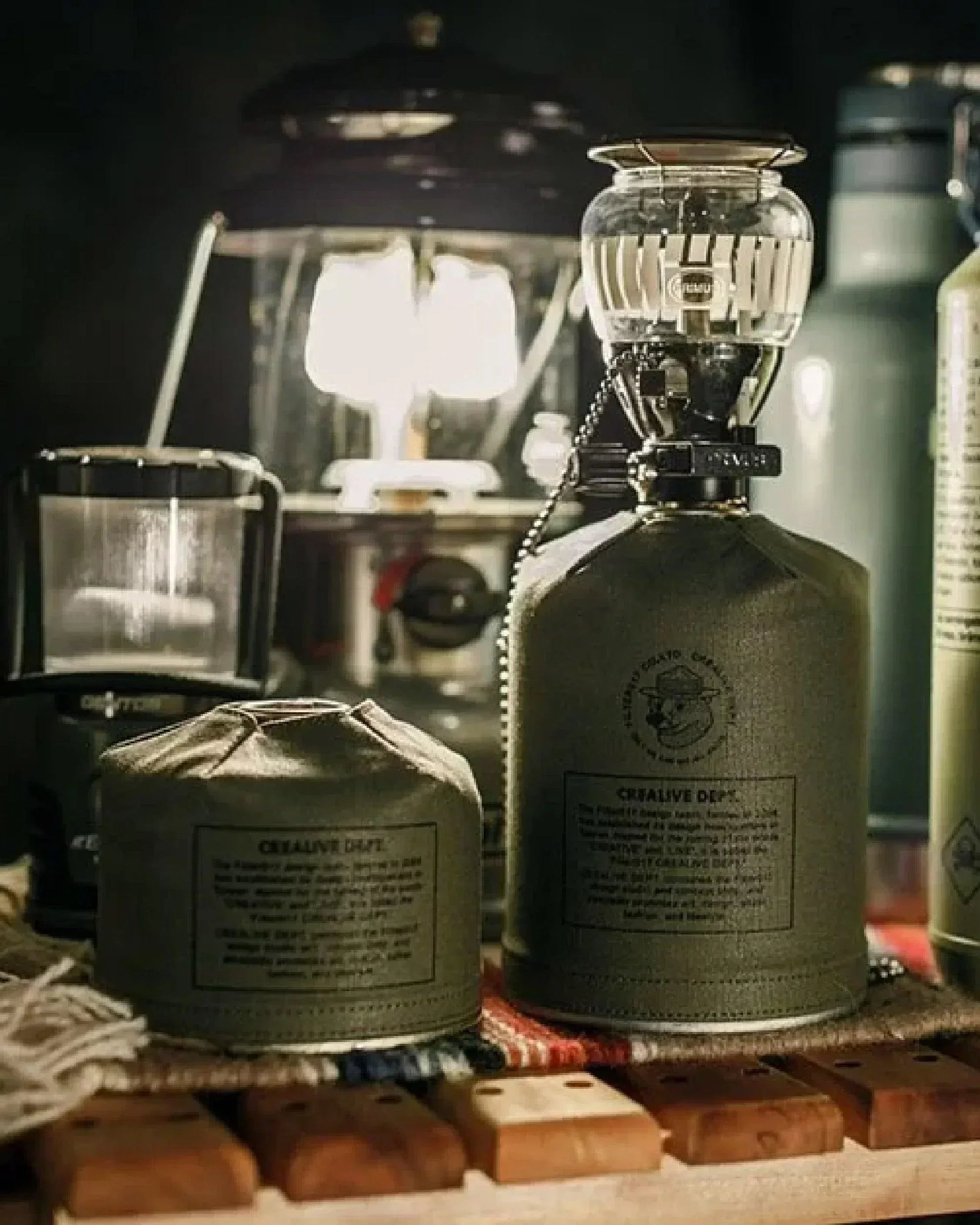 Filter017 Waxed Canvas Gas Canister Cover - Wild Camping