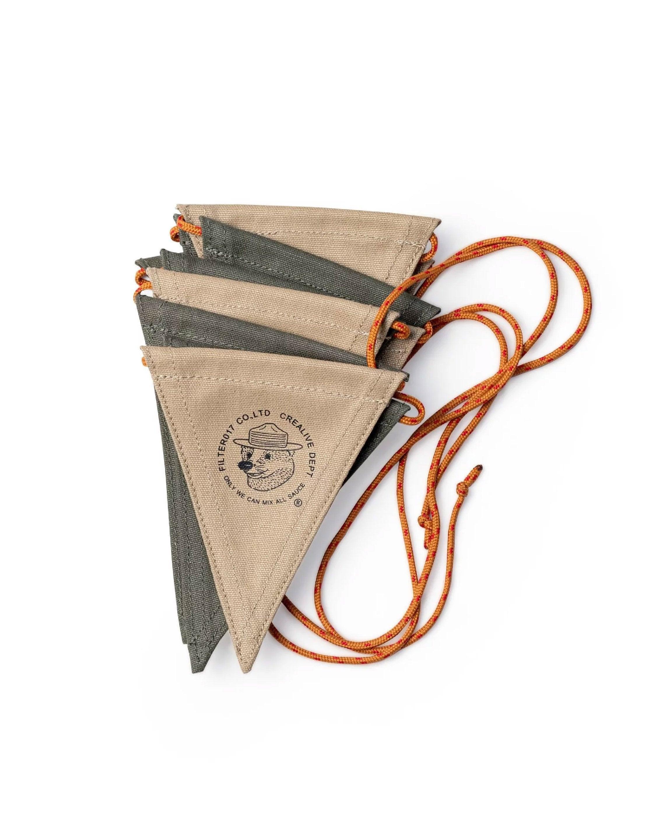 Filter017 Waxed Canvas Flag Garland - Wild Camping
