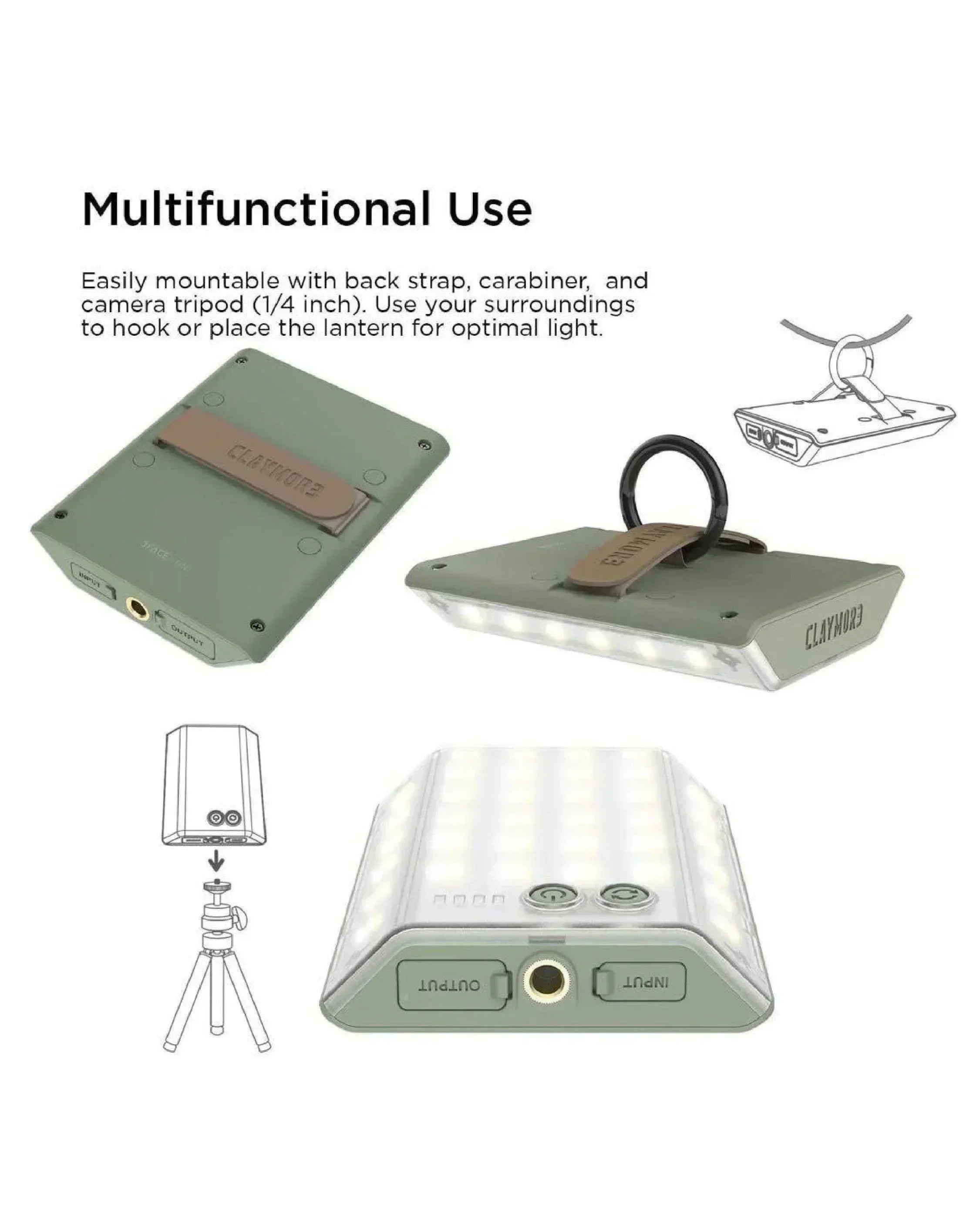 Claymore 3Face Mini Lantern - Wild Camping
